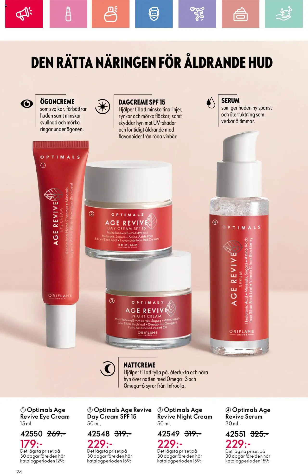 Oriflame reklamblad aktuell från 24.08.2025 | Sida: 74 | Produkter: Serum