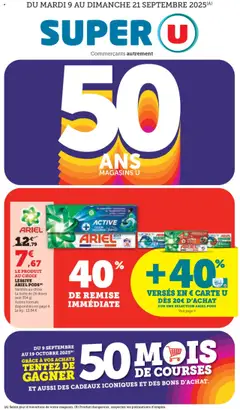 Super U - Prévisualisation de Super U catalogue valide à partir de 09.09.2025
