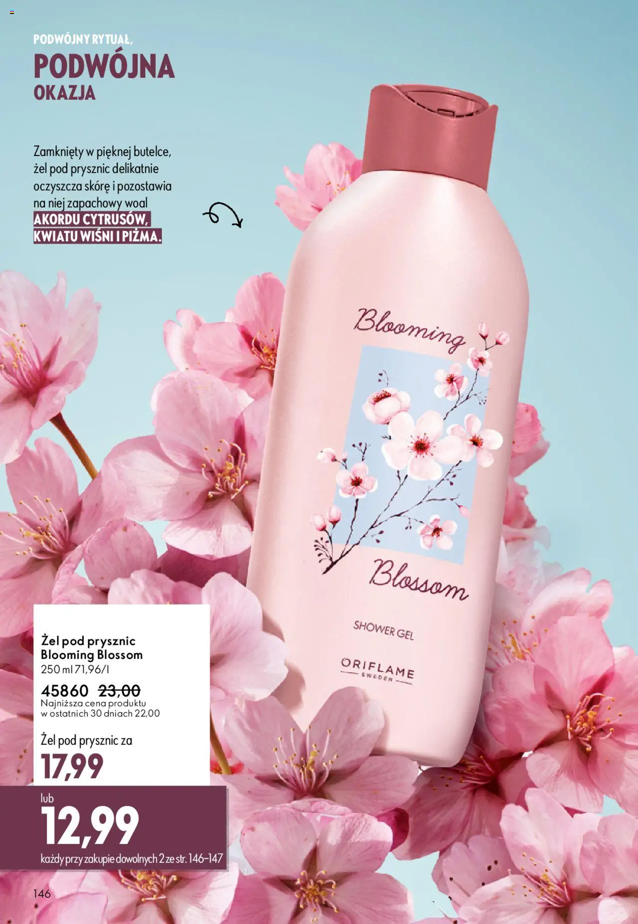 Oriflame Katalog 14 2025 od 01.10.2025 | Strona: 146 | Produkty: Prysznic, Żel pod prysznic
