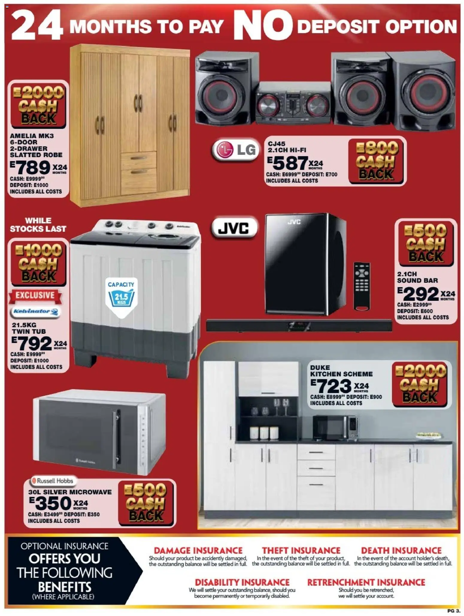 New Lewis Stores catalogue – valid from 13.04.2026 | Page: 3 | Products: Microwave