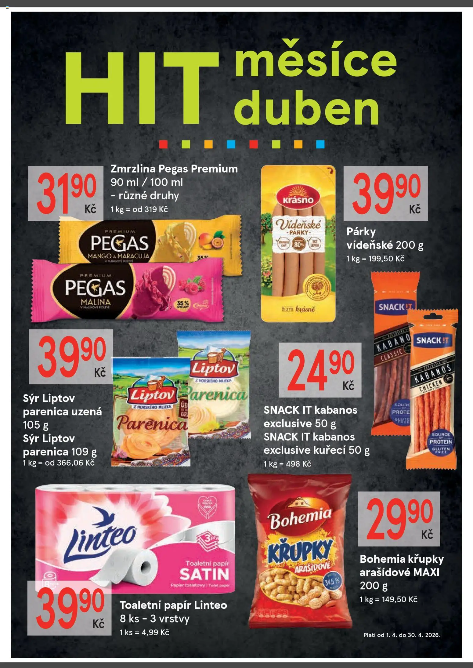 Žabka leták od 08.04.2026 | Strana: 2 | Produkty: Parenica, Mango, Sýr, Kabanos