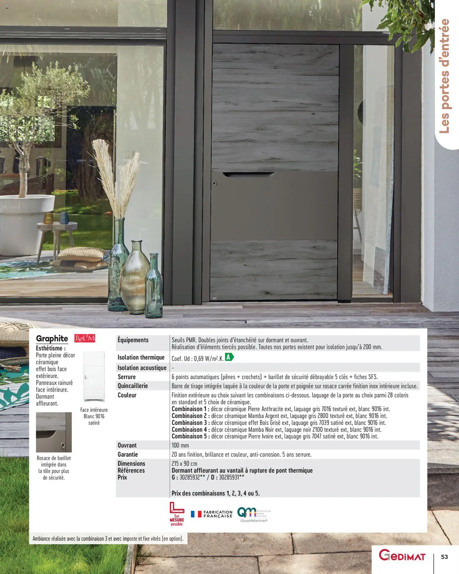 {H1} | Page: 53 | Produits: Porte, Portes, Combinaison