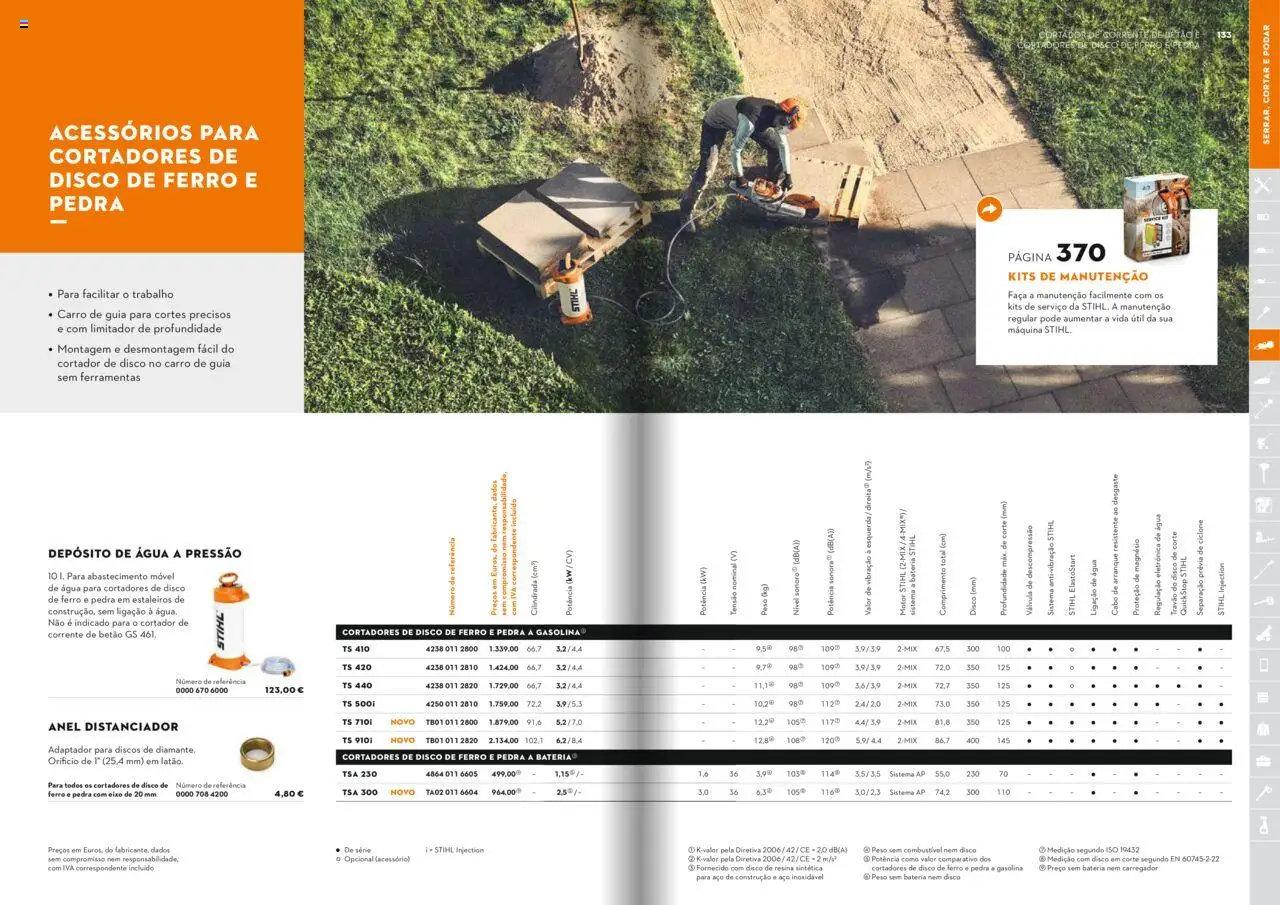 Stihl folheto │ válido de 21.01.2025 | Página: 67 | Produtos: Cabo, Adaptador, Ferro, Bateria