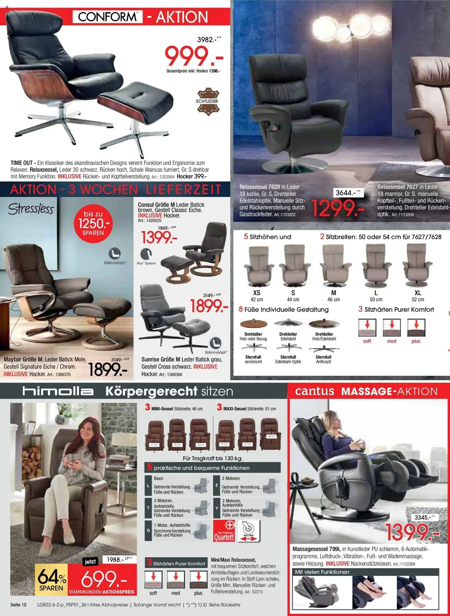 Zurbrüggen - Zurbrüggen: Ihr Einrichtungshaus der Extraklasse – gültig ab 20.02.2026 | Seite: 10 | Produkte: Hocker, Relaxsessel