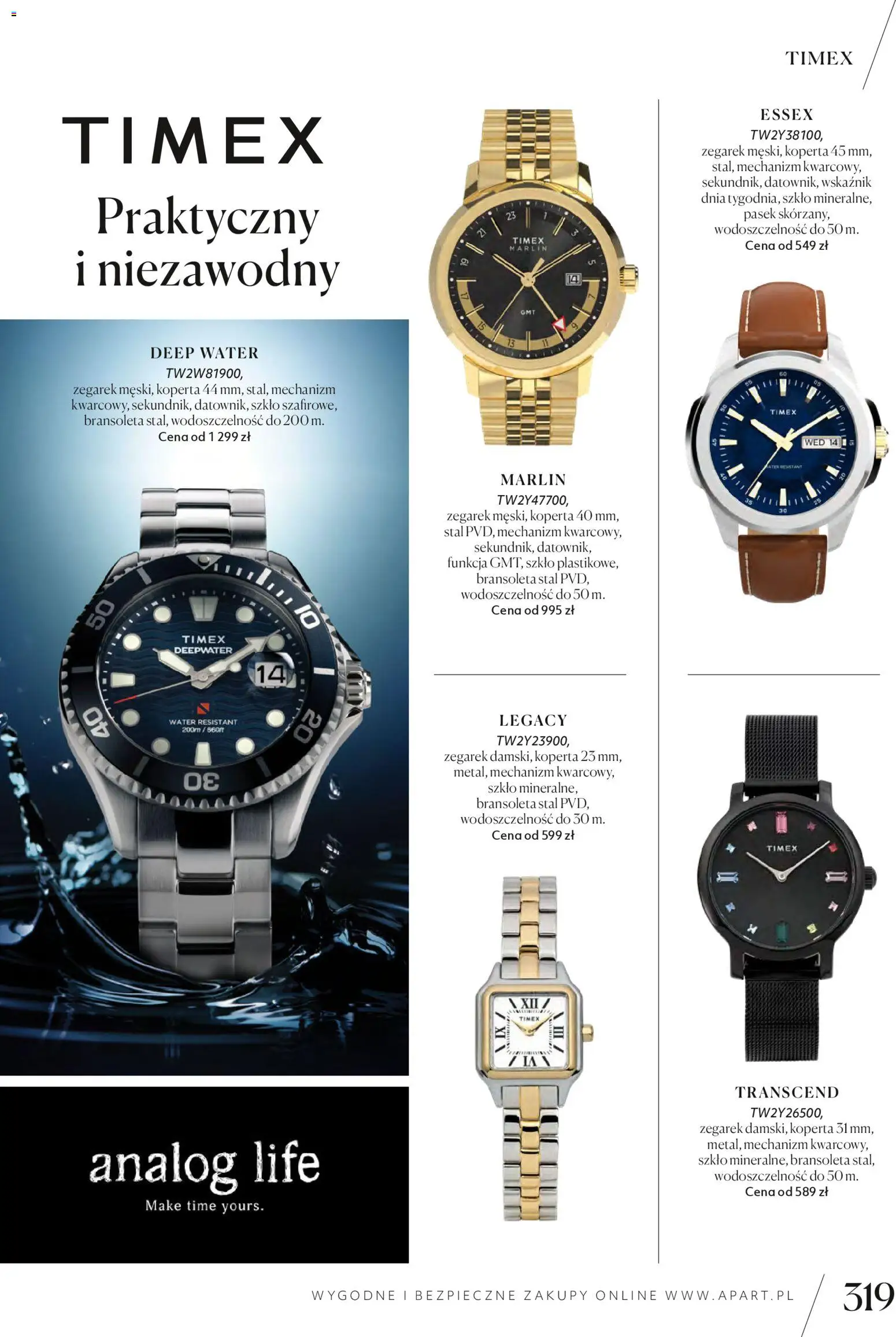 Apart promocje od 04.11.2025 | Strona: 321 | Produkty: Zegarek, Pasek