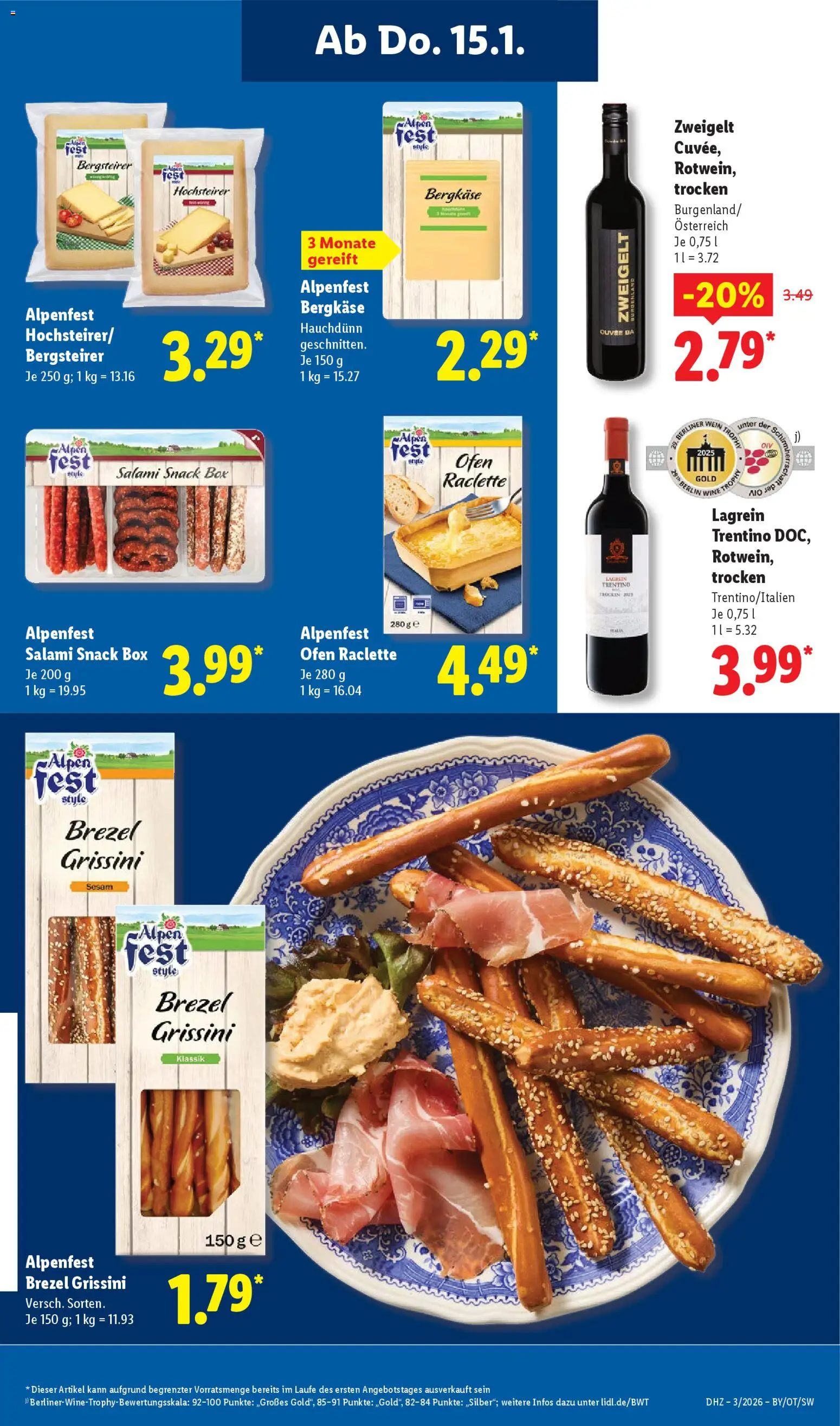 Lidl Prospekt Gundelsheim – gültig ab 12.01.2026 | Seite: 55 | Produkte: Berliner, Box, Salami, Raclette
