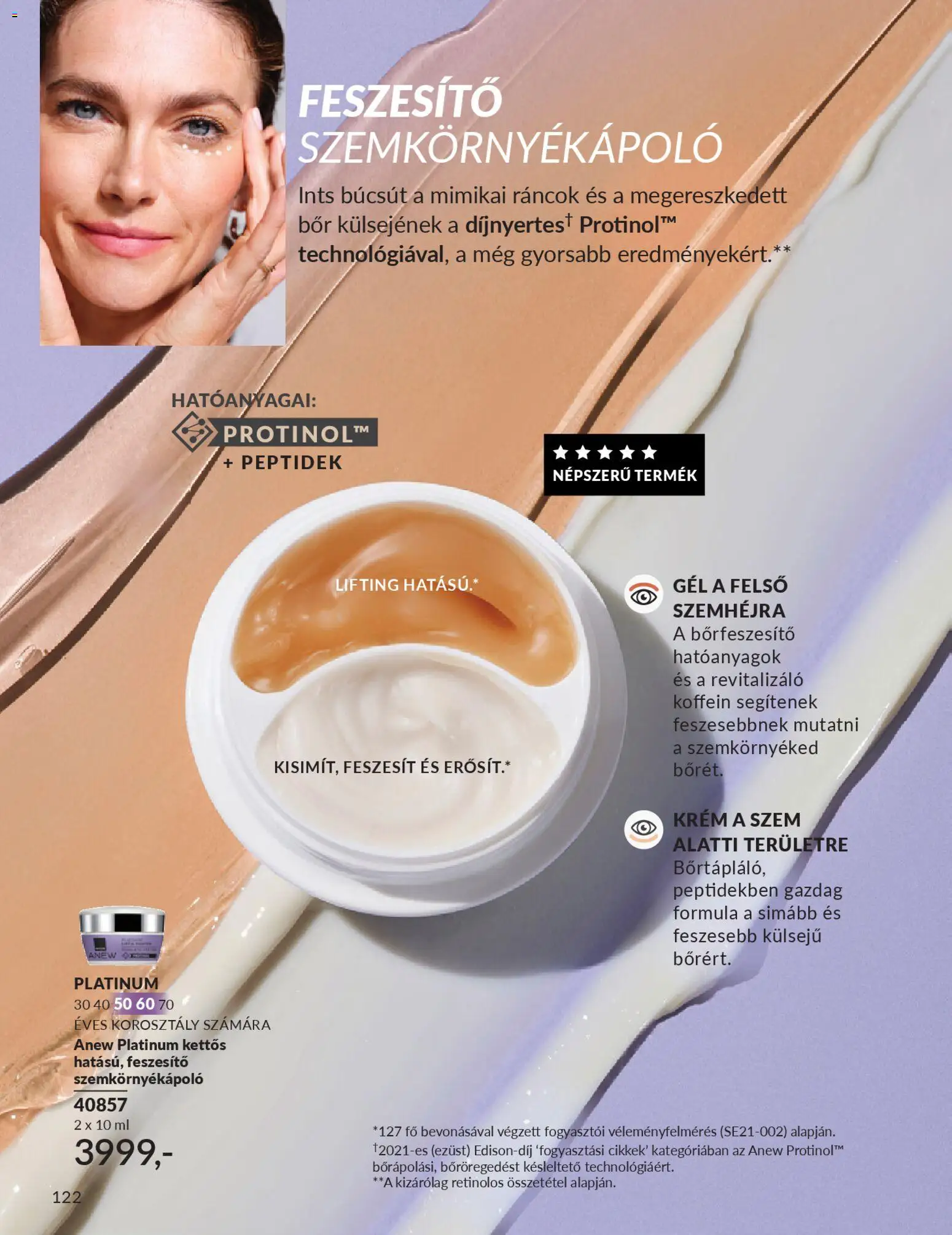 Avon akciós ujság - amely érvényes a következő dátumtól: 01.01.2026 | Oldal: 124 | Termékek: Szemkörnyékápoló, Bor