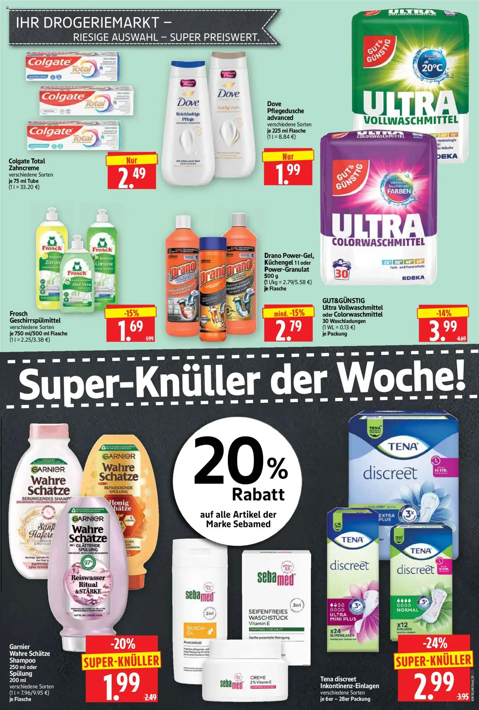 HERKULES Prospekt 	 – gültig ab 27.04.2026 | Seite: 19 | Produkte: Shampoo, Spülung, Creme, Geschirrspülmittel