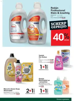 Sligro - Folder - Voorbeeld van een folder van Sligro, geldig van 29.01.2026 | Pagina: 71 | Producten: Wasmiddel, Robijn, Poeder, Zeep