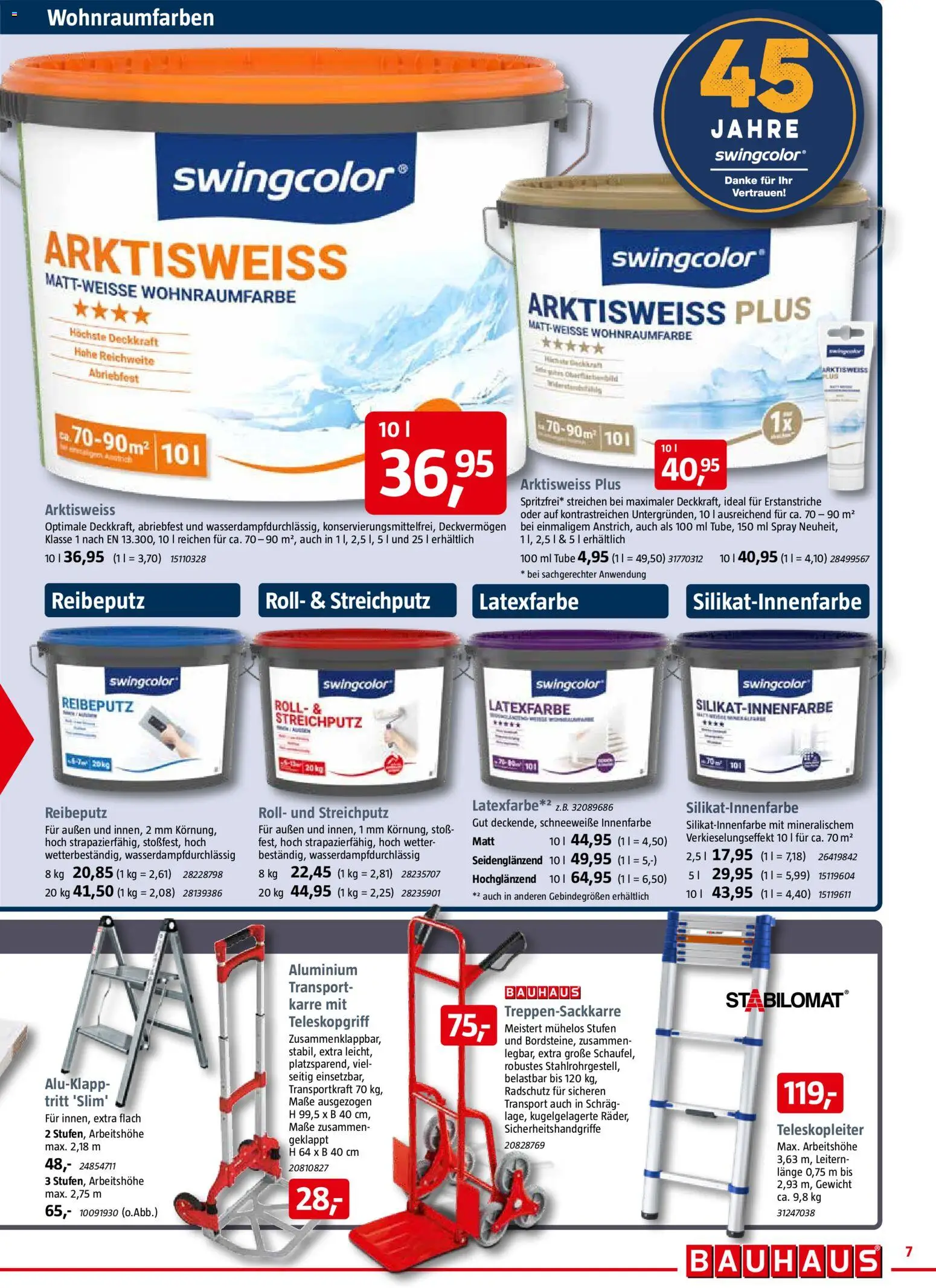 Bauhaus Prospekt 	 – gültig ab 31.01.2026 | Seite: 7 | Produkte: Gewicht