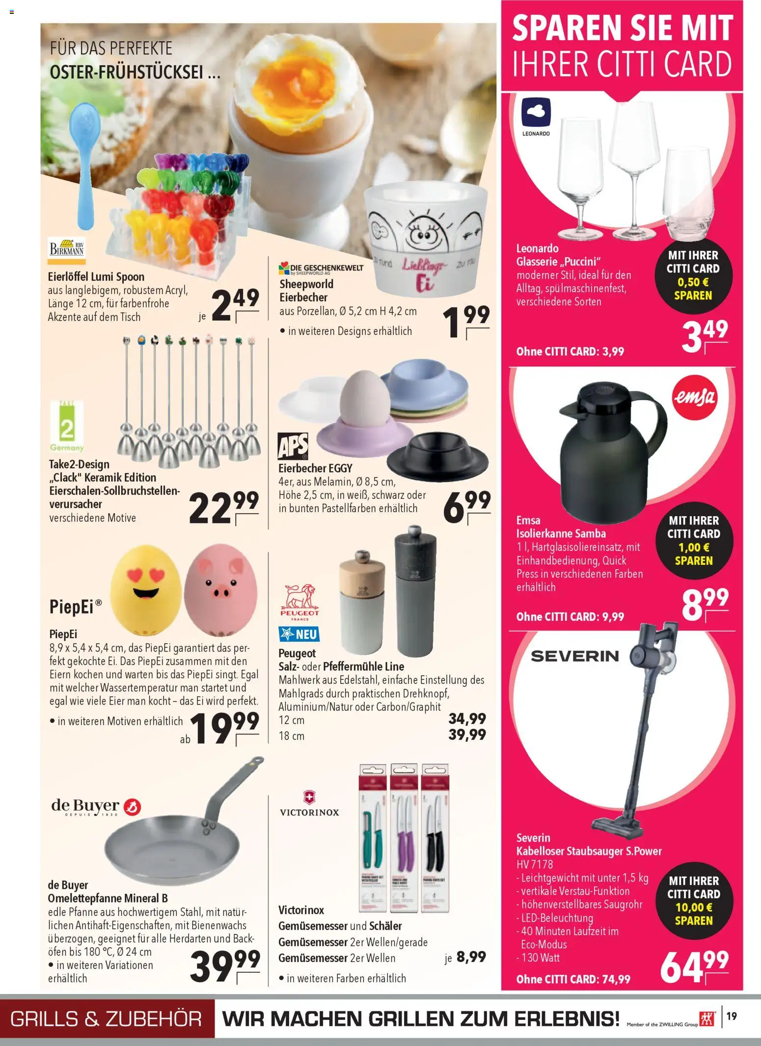 CITTI Markt Prospekt 	 – gültig ab 25.03.2026 | Seite: 23 | Produkte: Staubsauger, Eier, Tisch, Salz