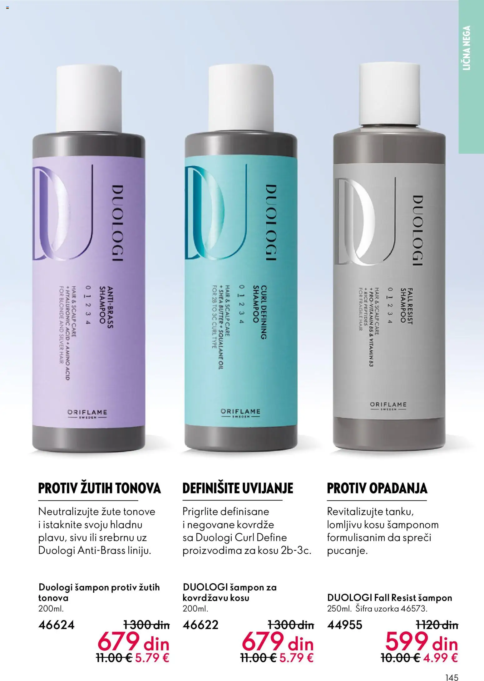 Oriflame katalog - važi od 10.12.2025 | Strana: 145 | Proizvode: Šampon
