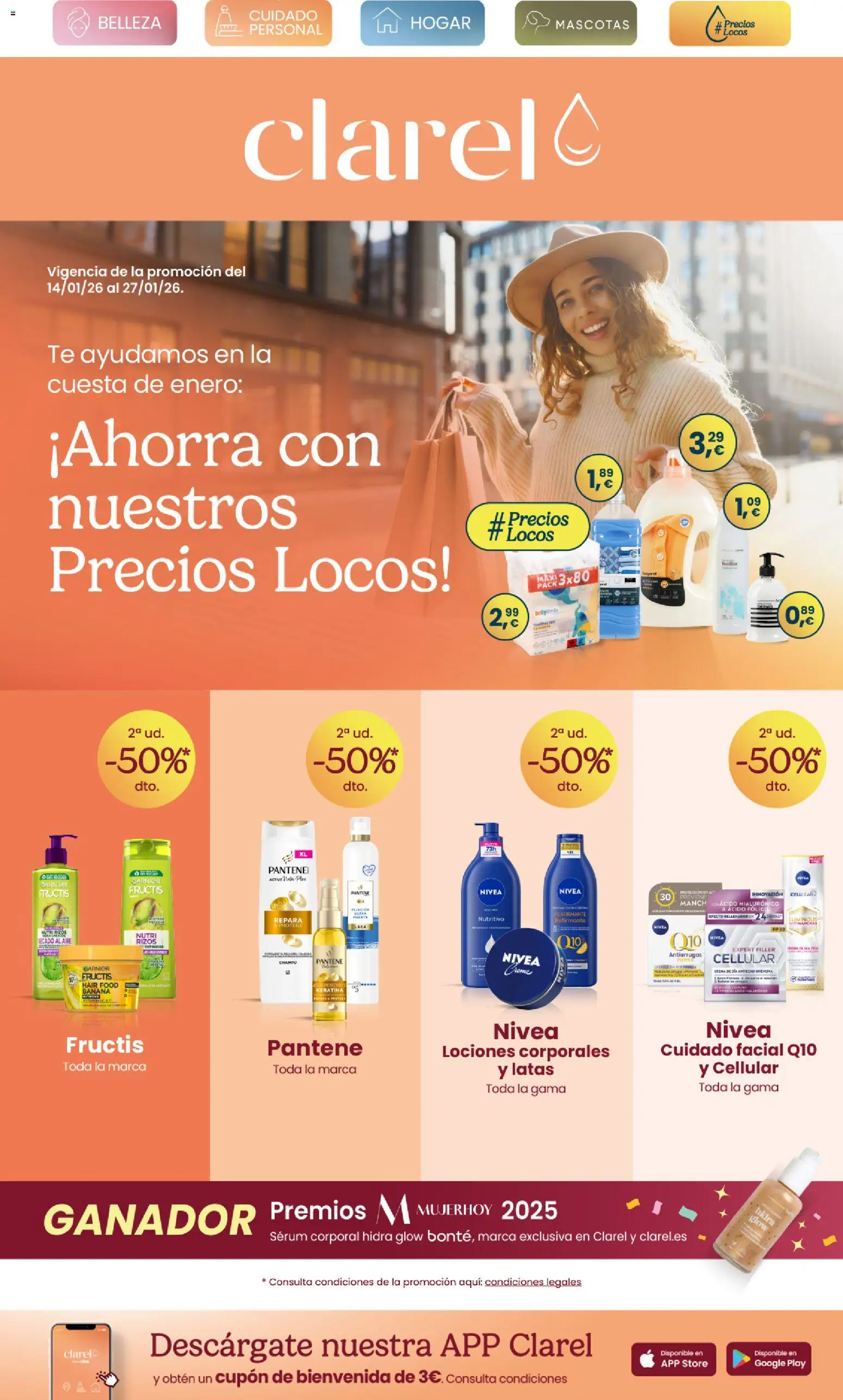 Clarel - folleto │ válido desde el 14.01.2026 | Página: 1 | Productos: Sérum, Té