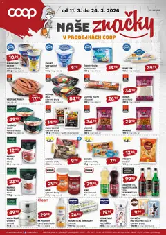 Náhled letáku Trefa leták - COOP naše super ceny od 11.03.2026 | Strana: 2 | Produkty: Sýr, Vídeňské párky, Ubrousky, Hadice