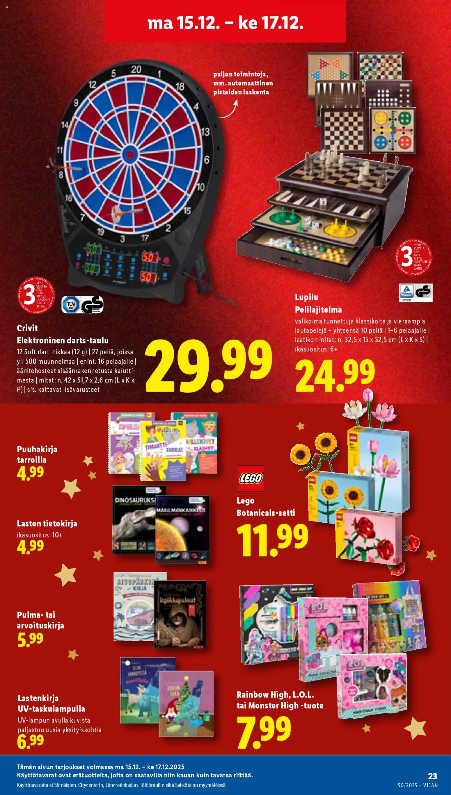 Lidl tarjoukset - Tampere – voimassa 11.12.2025 alkaen | Sivu: 25