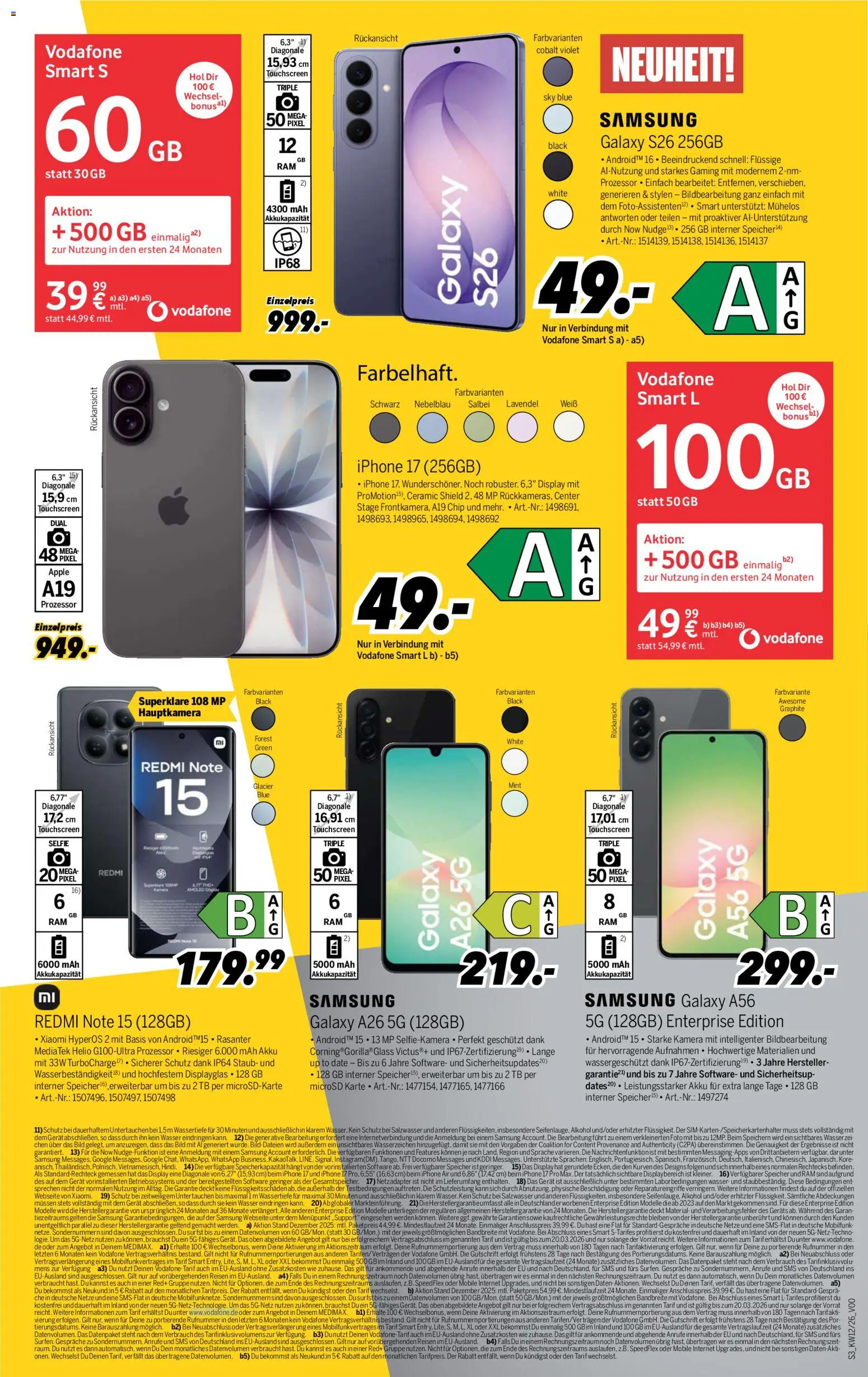 Medimax Prospekt 	 – gültig ab 13.03.2026 | Seite: 3 | Produkte: Kamera, Apple, Wasser, Lavendel