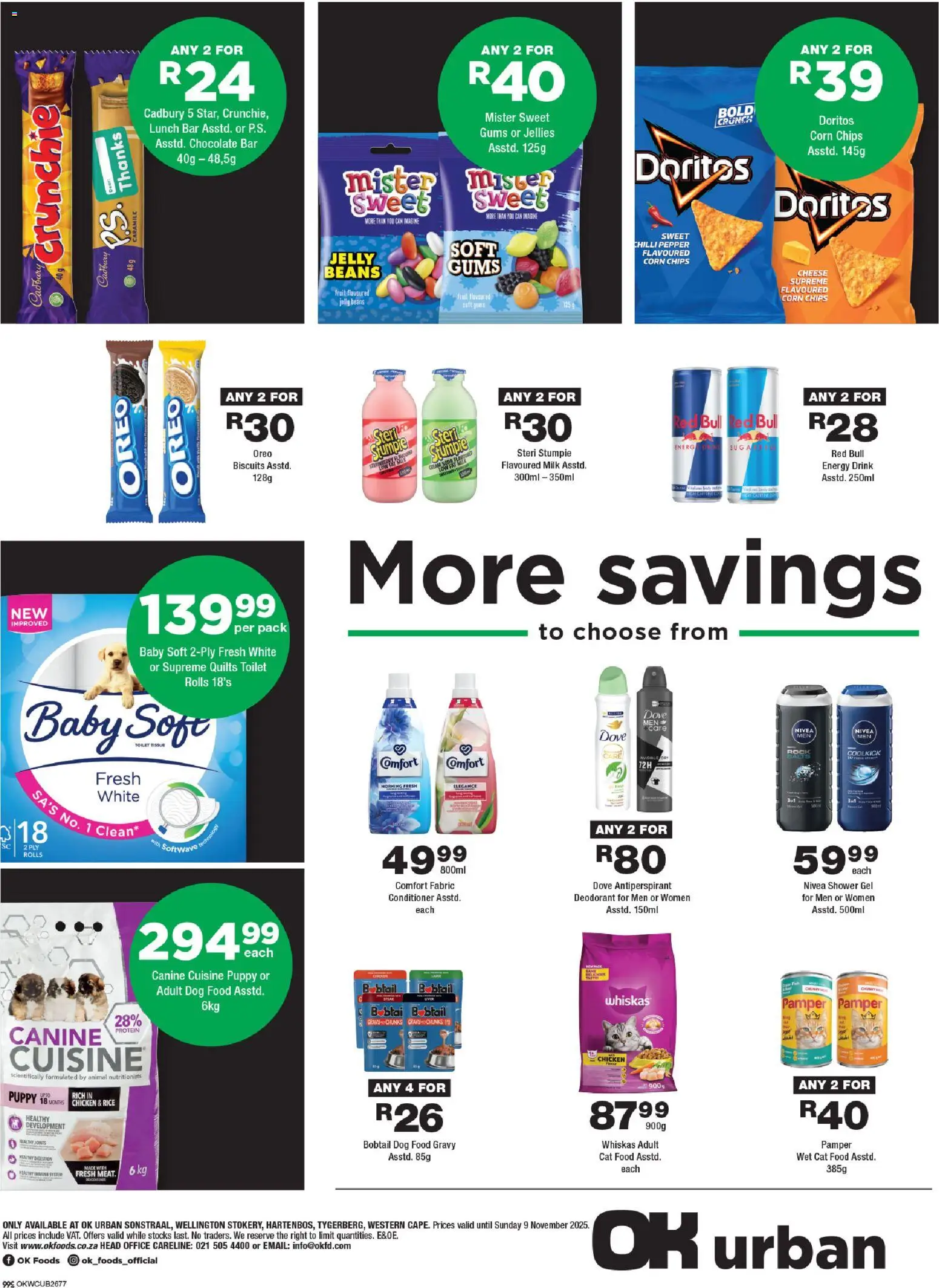 New OK Foods catalogue – valid from 27.10.2025 | Page: 4 | Products: Corn, Rice, Cat food, Chilli