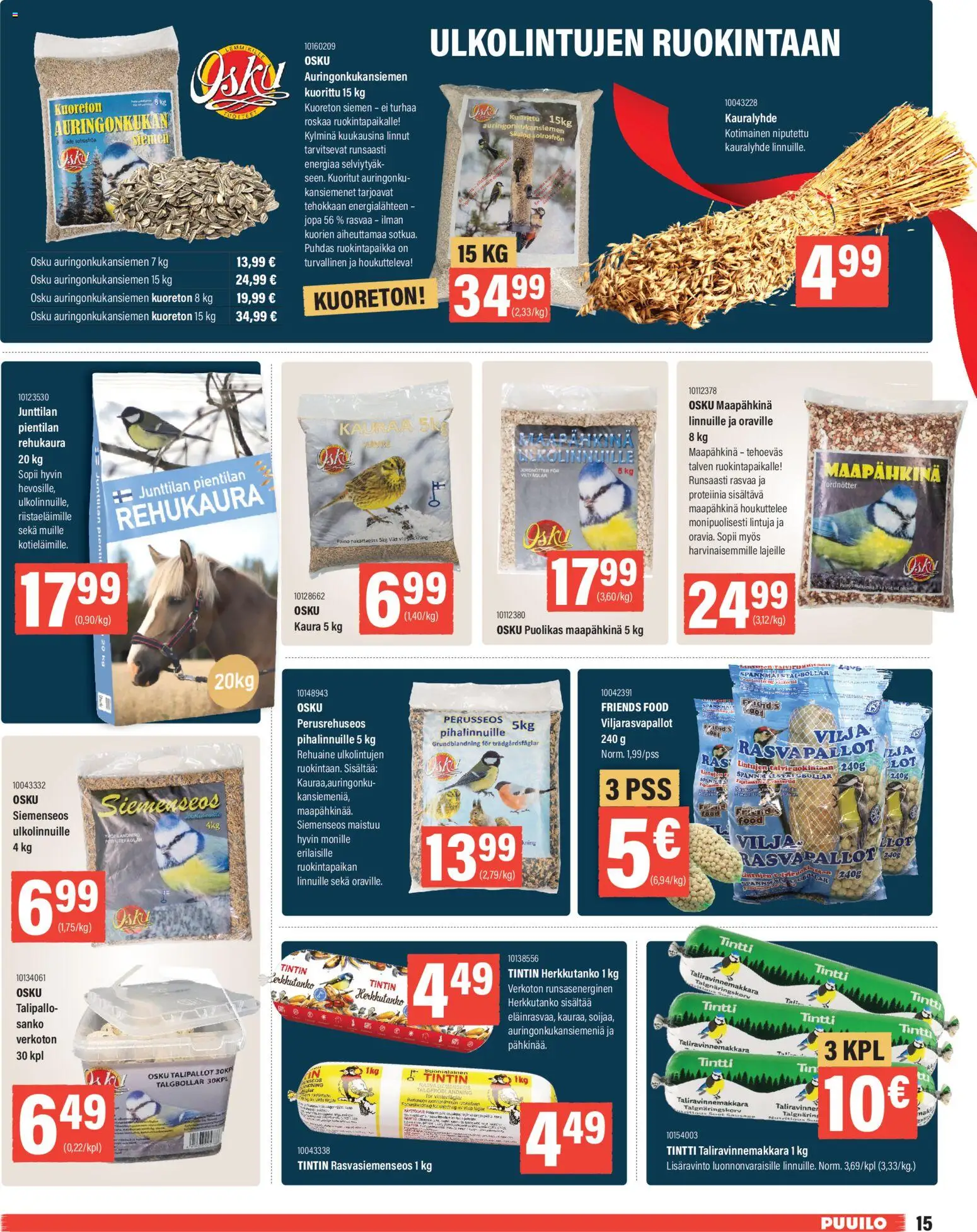 Puuilo tarjoukset – voimassa 10.11.2025 alkaen | Sivu: 15 | Tuotteet: Kaura