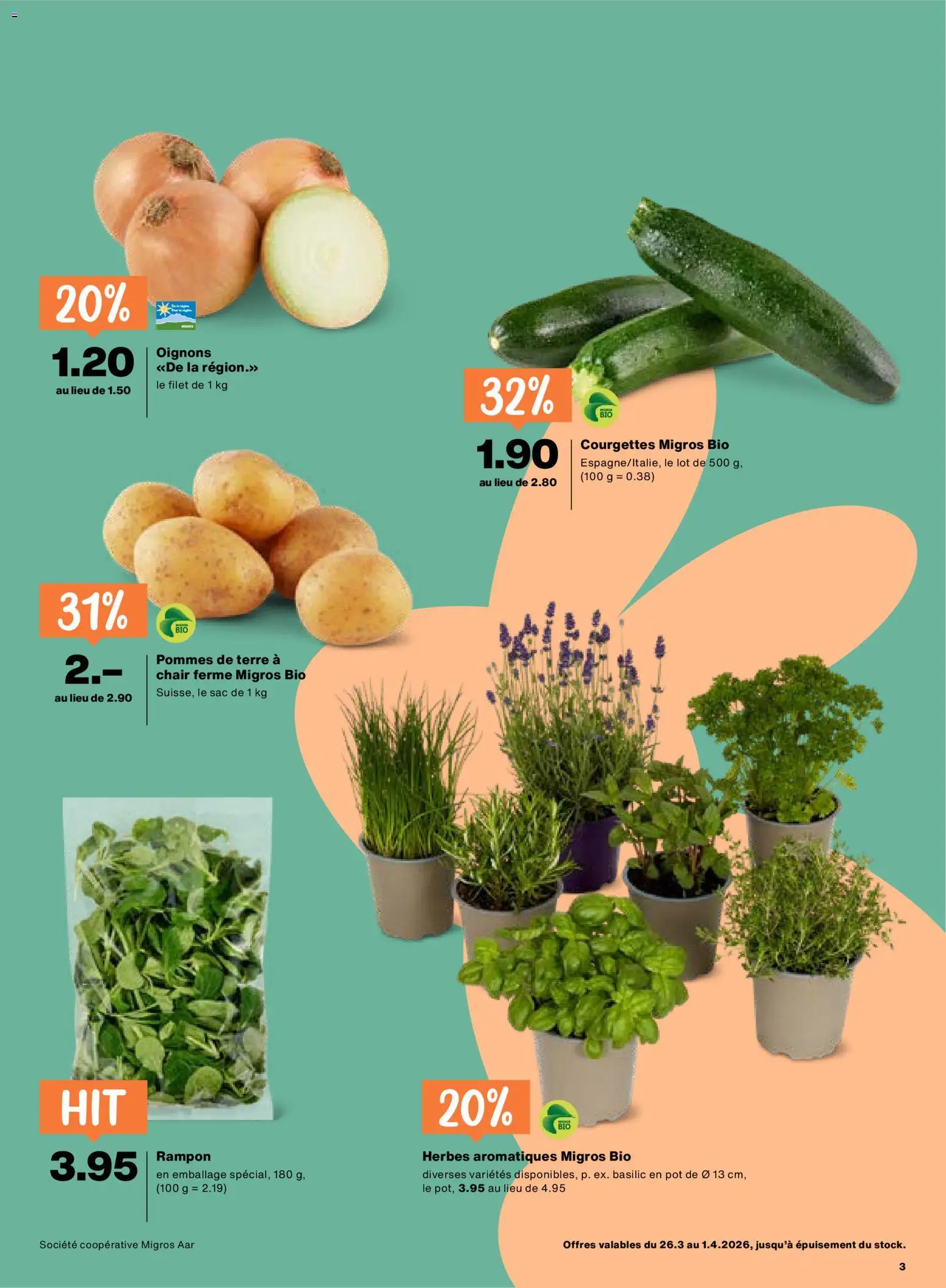 Migros aktionen FR – gültig ab 26.03.2026 | Seite: 3