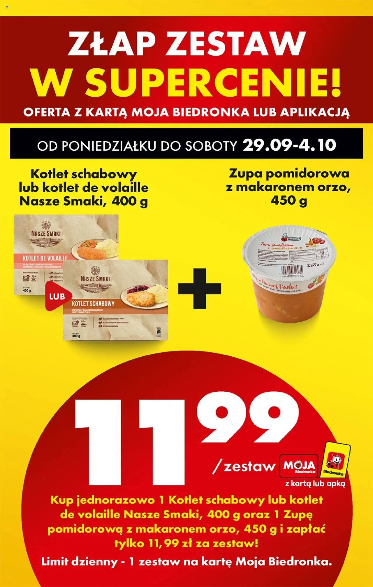 Biedronka gazetka od 29.09.2025 | Strona: 86 | Produkty: Karta, Zupa