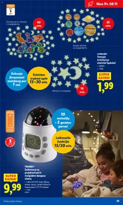 LIDL - Mokyklinių prekių katalogas│galioja nuo 21.07.2025 | Puslapis: 55 | Prekių: Žadintuvas