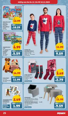 Penny Markt Flugblatt ab 04.12.2025 gültig | Seite: 25 | Produkte: Pyjama