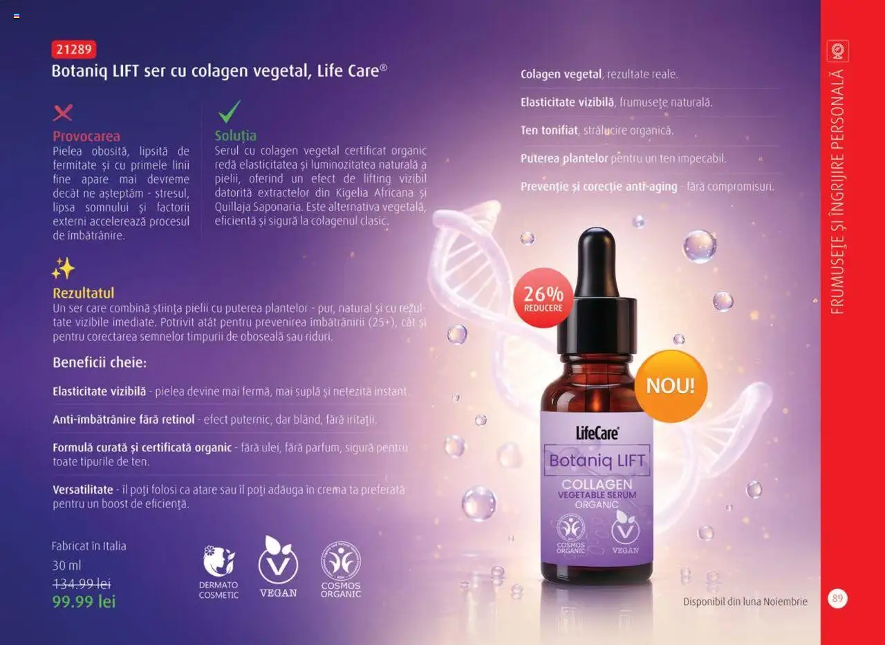 Noul catalog Life Care – valabil de la 01.10.2025 | Pagină: 91 | Produse: Serum, Cremă