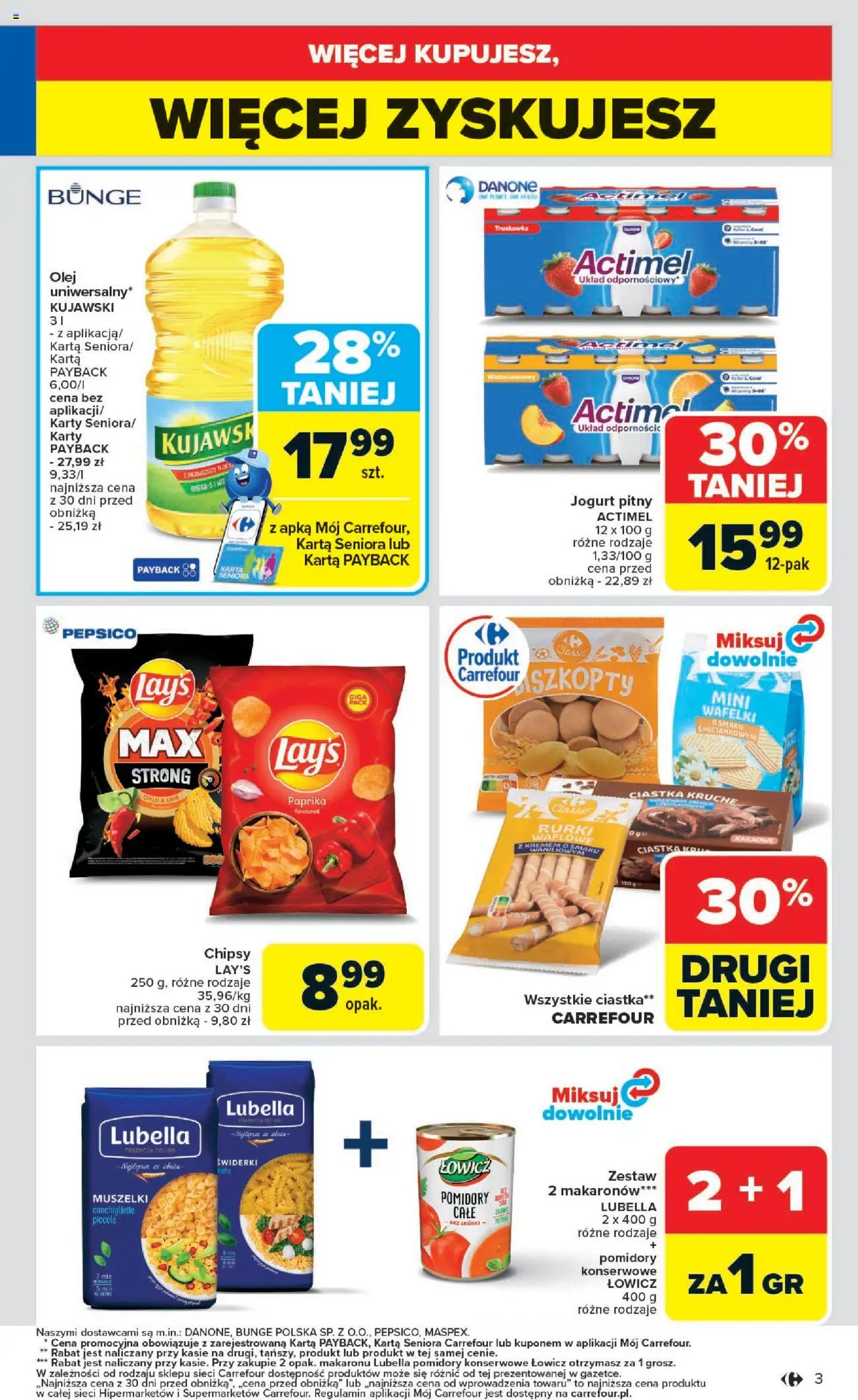 Carrefour Gazetka od 09.06.2025 | Strona: 5 | Produkty: Wafelki, Jogurt, Pomidory, Ciastka