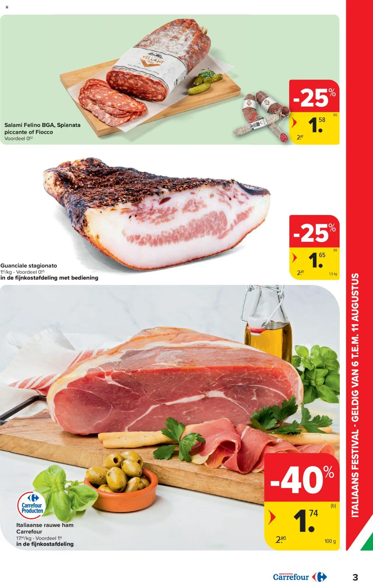  | Pagina: 3 | Producten: Ham, Salami