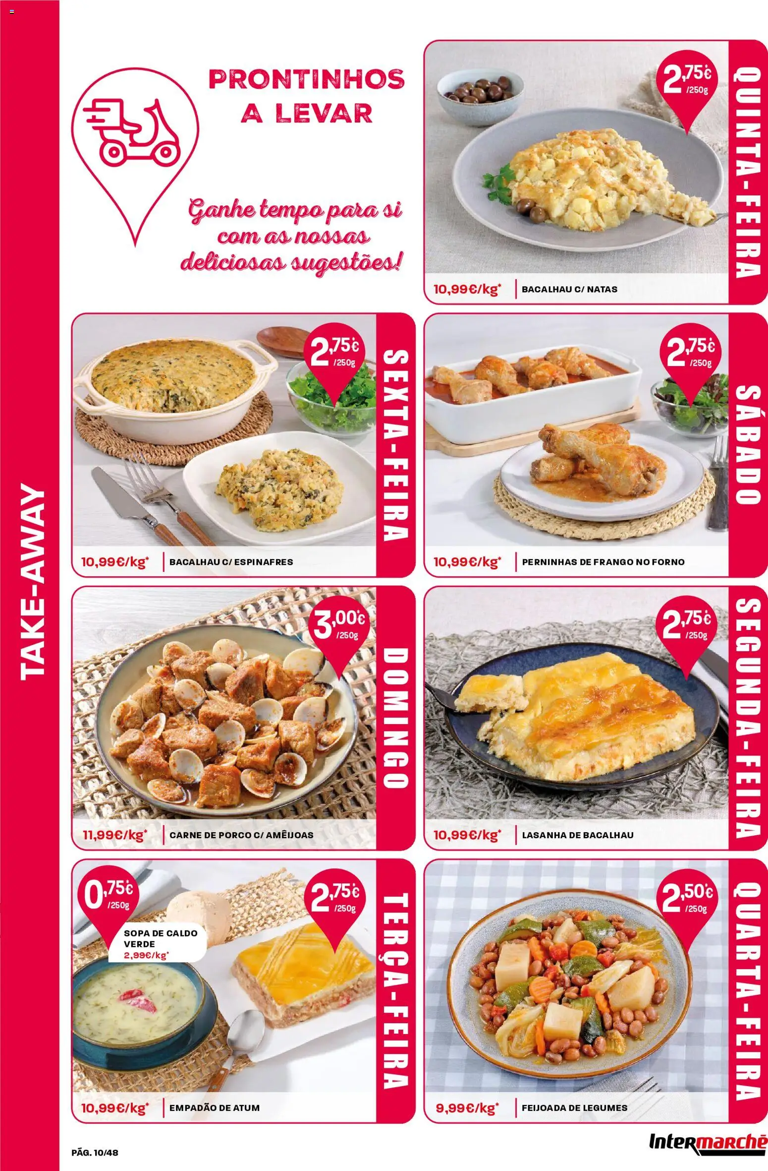 Intermarché folheto │ válido de 06.11.2025 | Página: 10 | Produtos: Forno, Bacalhau, Sopa, Natas