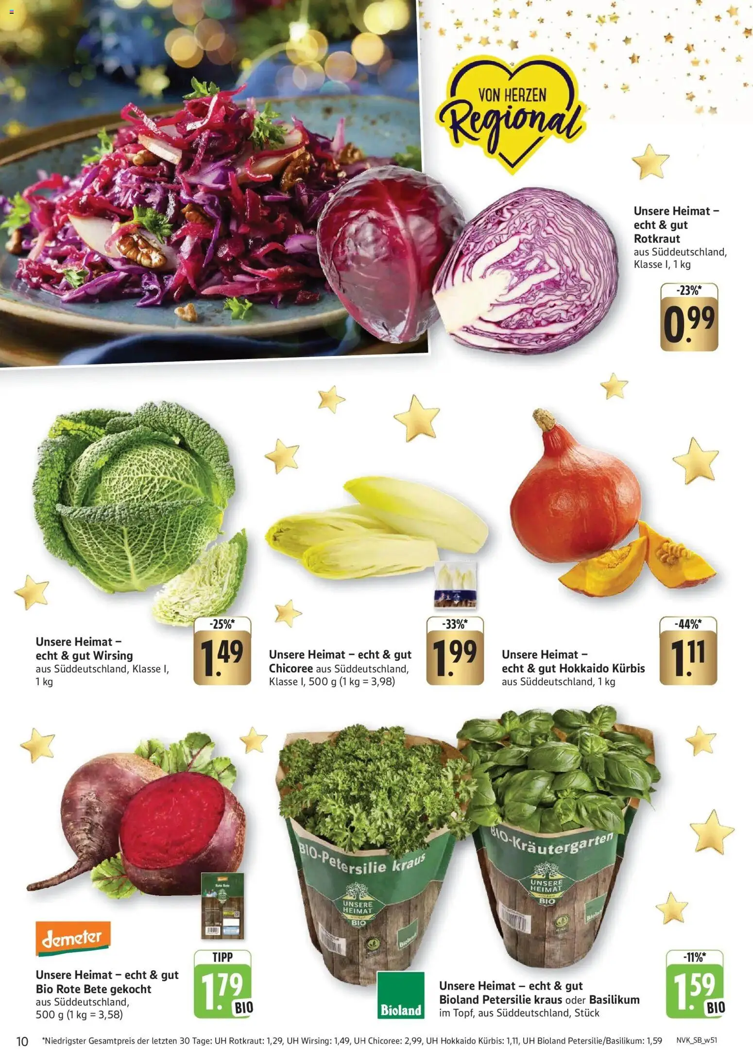 Edeka prospekt Tübingen	 – gültig ab 14.12.2025 | Seite: 10 | Produkte: Kürbis, Petersilie