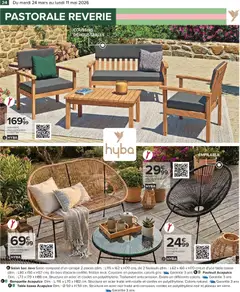 Carrefour - Prévisualisation de Carrefour Jardin là où la vie se cultive valide à partir de 24.03.2026 | Page: 24 | Produits: Cordes, Fauteuil acapulco, Table basse, Table
