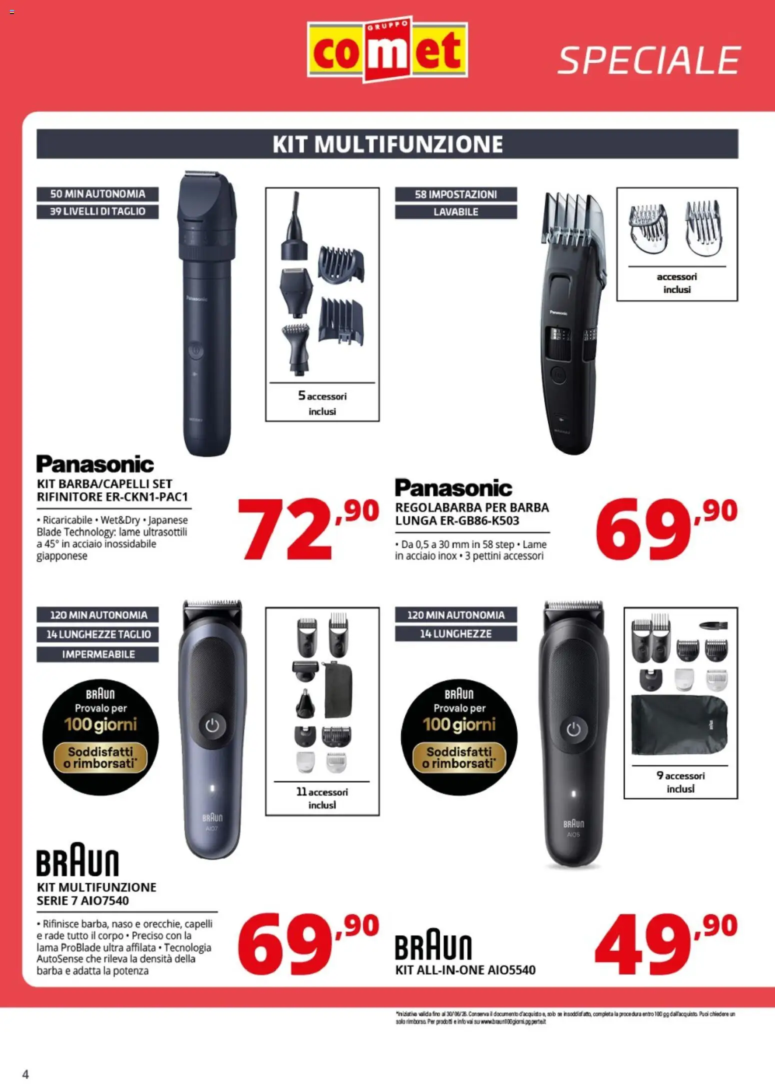 Volantino Comet del 20.02.2026 | Pagina: 4 | Prodotti: Regolabarba