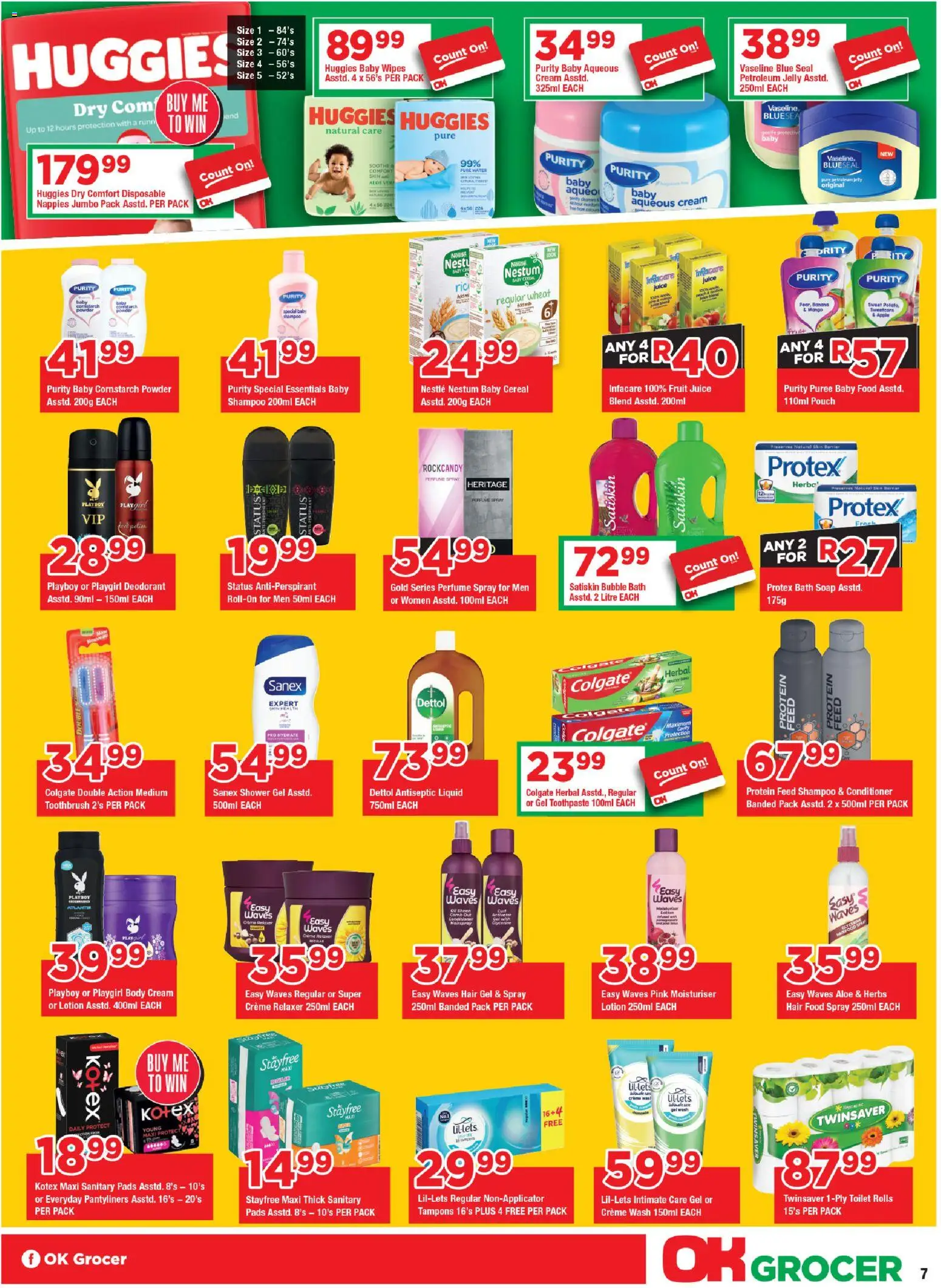 New OK Foods catalogue – valid from 24.10.2025 | Page: 7 | Products: Bath, Pads, Juice, Herbs