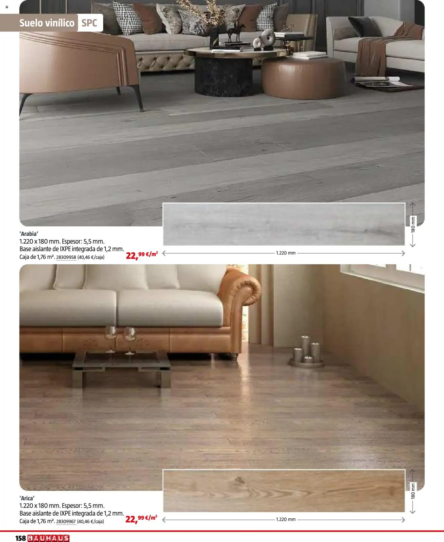 Bauhaus - Suelos y revestimientos │ válido desde el 24.02.2026 | Página: 158 | Productos: Caja