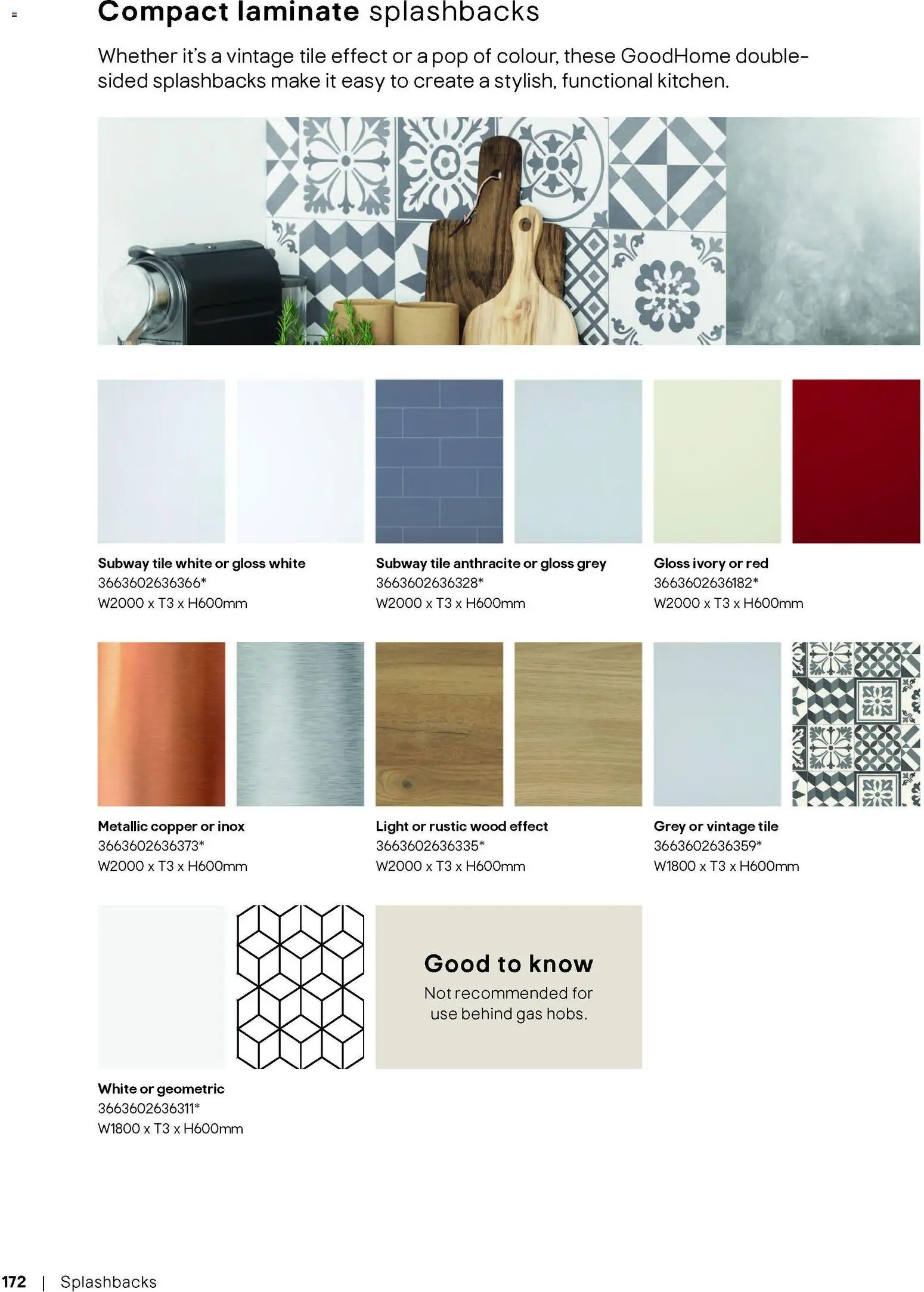 {H1} | Page: 172 | Products: Compact laminate