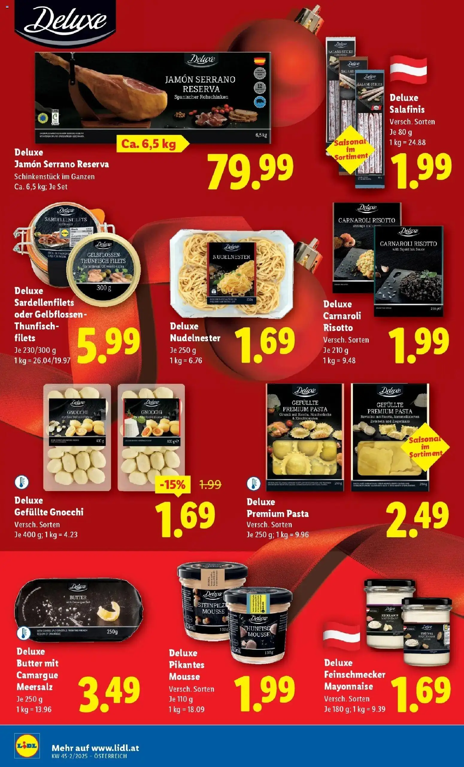 Lidl Flugblatt - Jenbach, Eferding, Dornbirn gültig ab 06.11.2025 | Seite: 6 | Produkte: Zwiebeln, Mayonnaise, Knoblauch, Butter