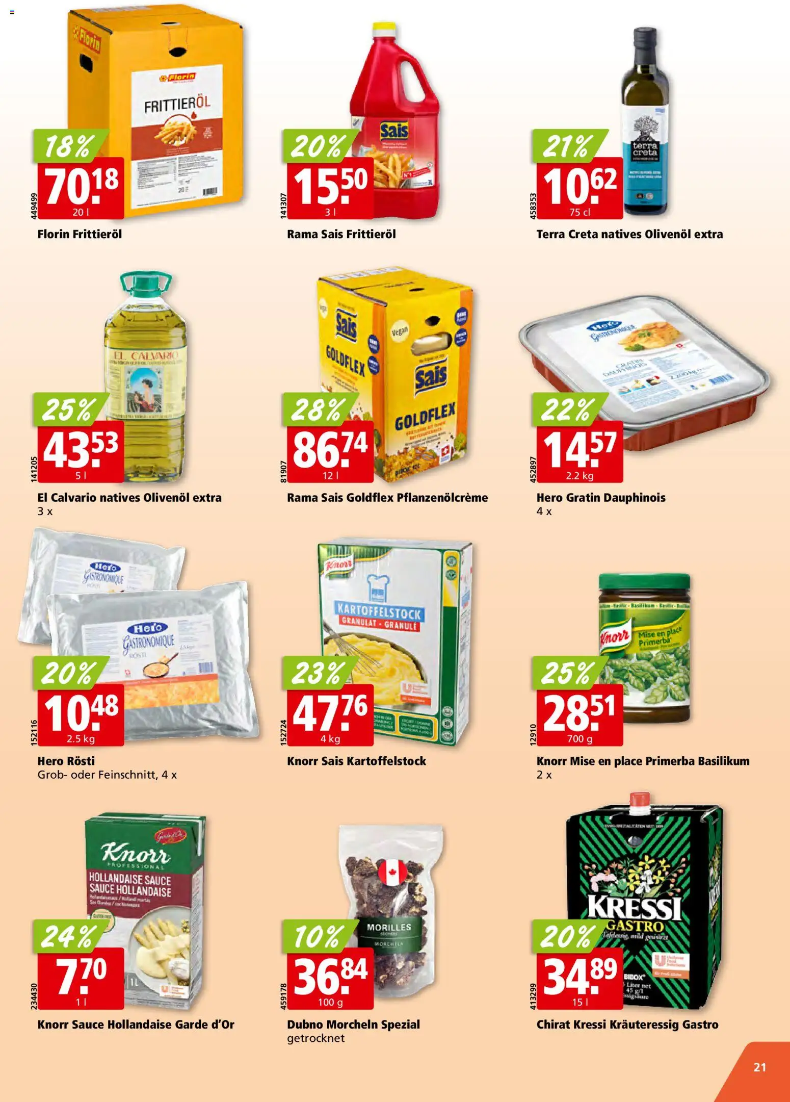 Aligro aktionen Schlieren, Gossau SG, Frauenfeld, Rapperswil-Jona, Sargans, Bern, Brüttisellen, Pratteln, Emmen, Spreitenbach – gültig ab 30.03.2026 | Seite: 21