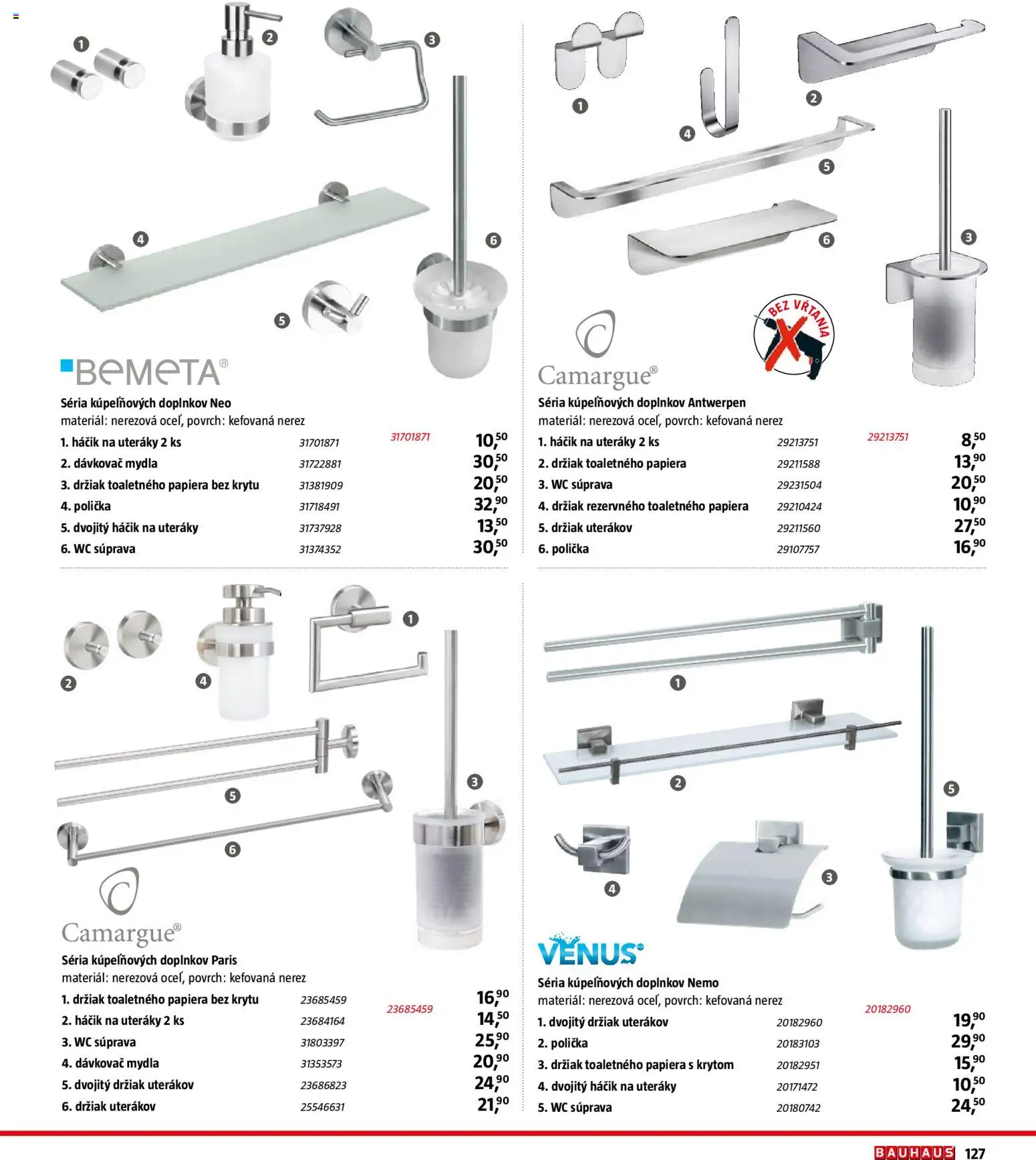 Nové Bauhaus akcie – leták je platný od 15.12.2025 | Strana: 127 | Produkty: Wc