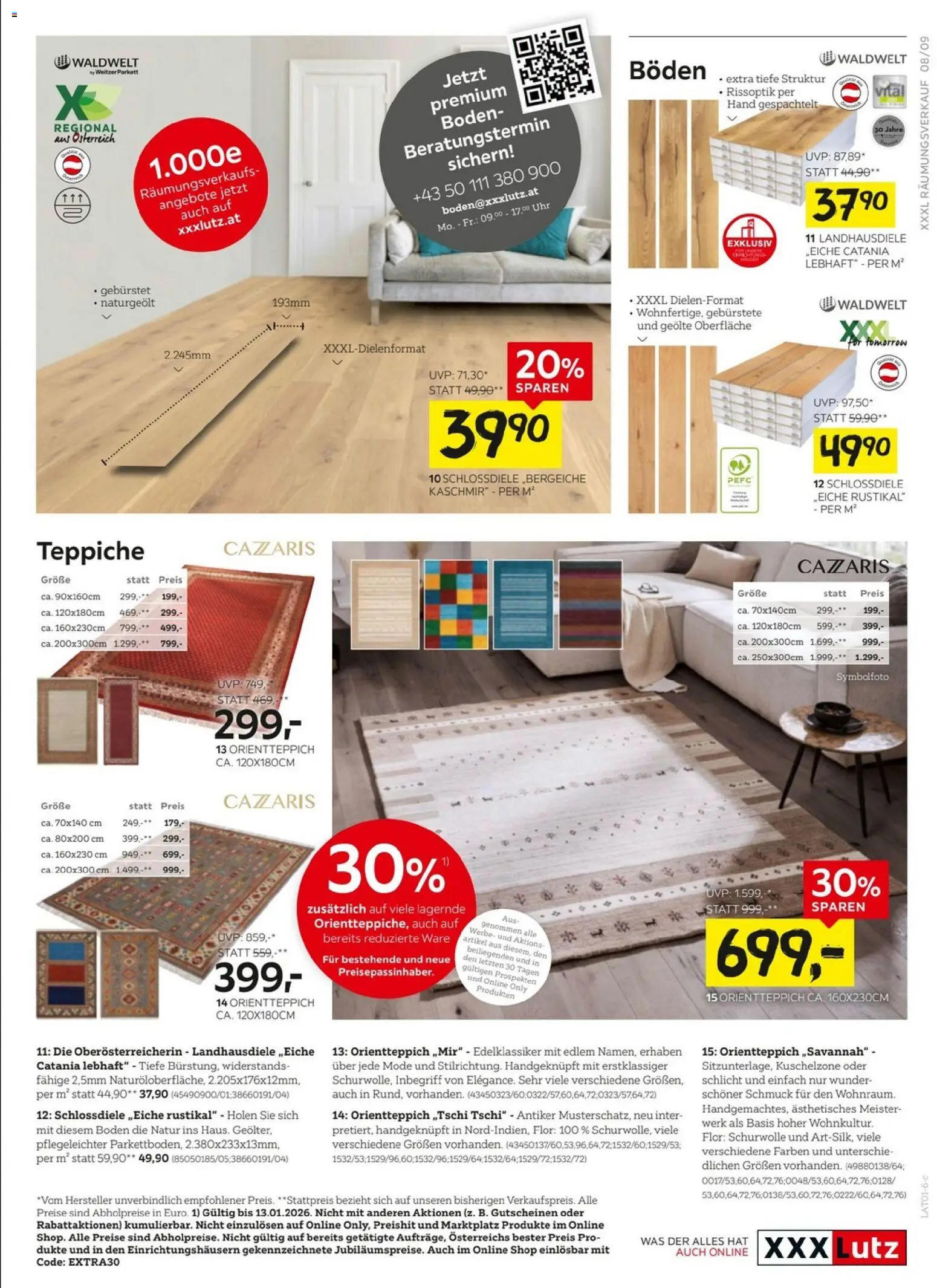 XXXLutz Winter Räumungsverkauf gültig ab 05.01.2025 | Seite: 9 | Produkte: Uhr