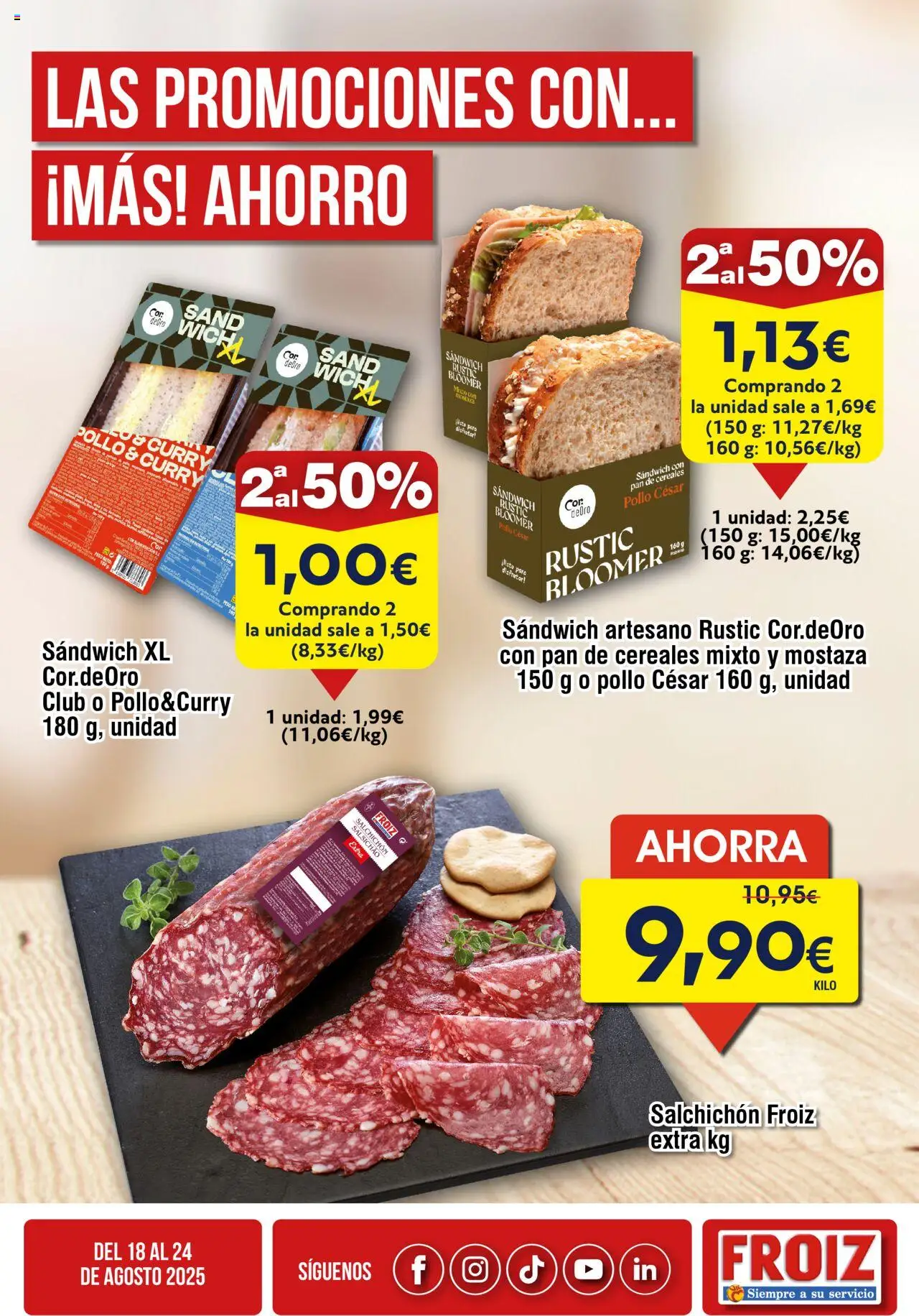 Froiz Oferta semanal │ válido desde el 18.08.2025 | Página: 3 | Productos: Pan, Cereales, Peso