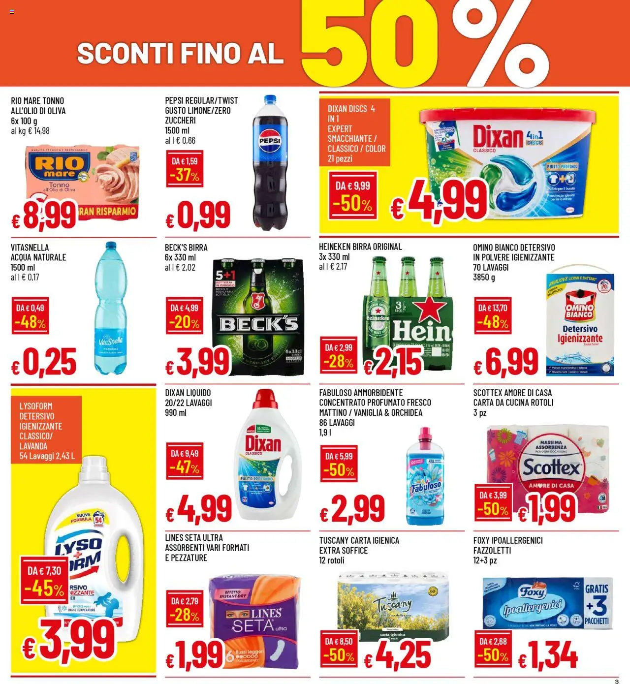 Volantino Galassia del 20.10.2025 | Pagina: 3 | Prodotti: Birra, Ammorbidente, Orchidea, Olio di Oliva