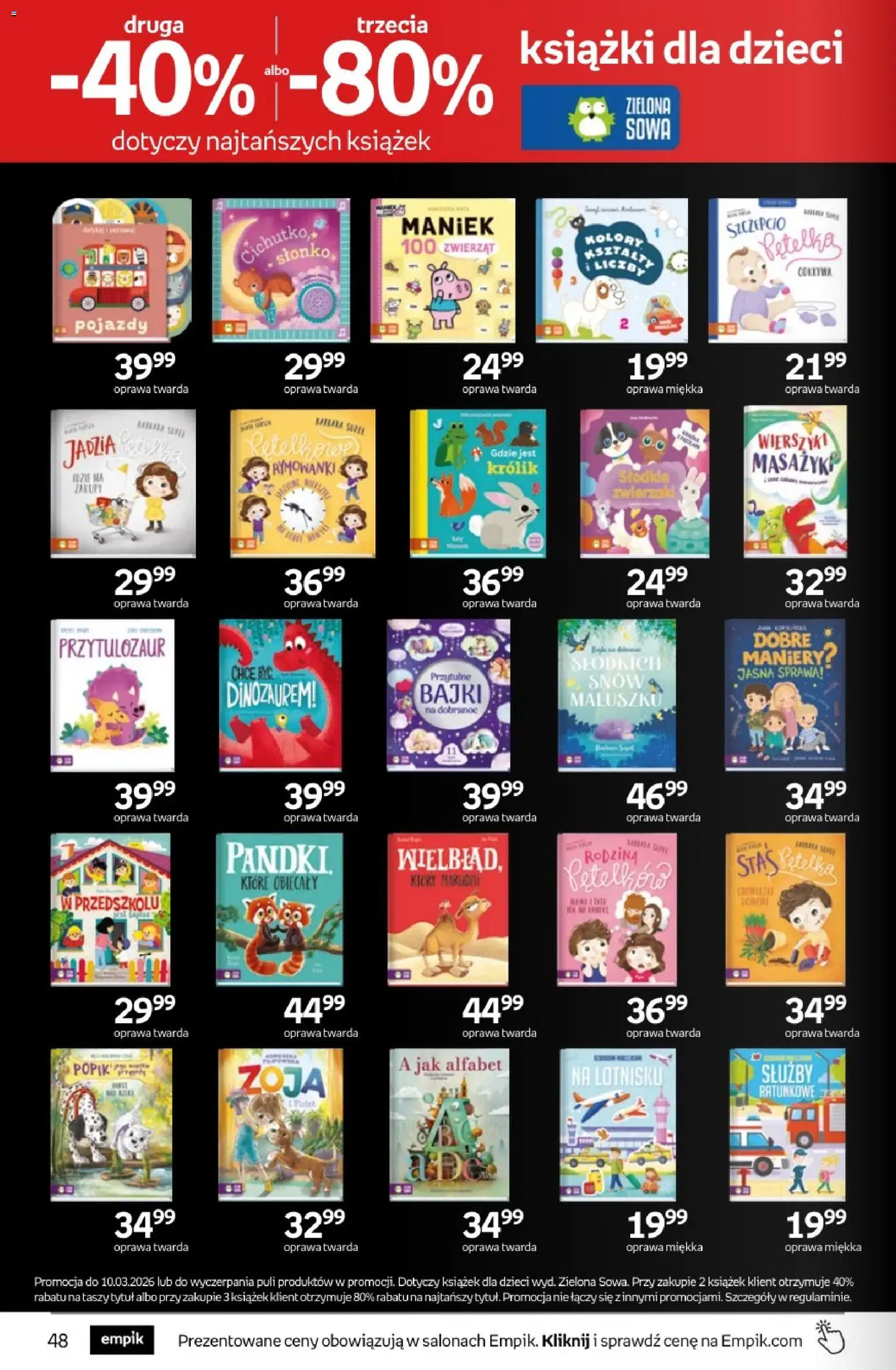 Empik promocje - Tom kultury Książki od 25.02.2026 | Strona: 48 | Produkty: Książki