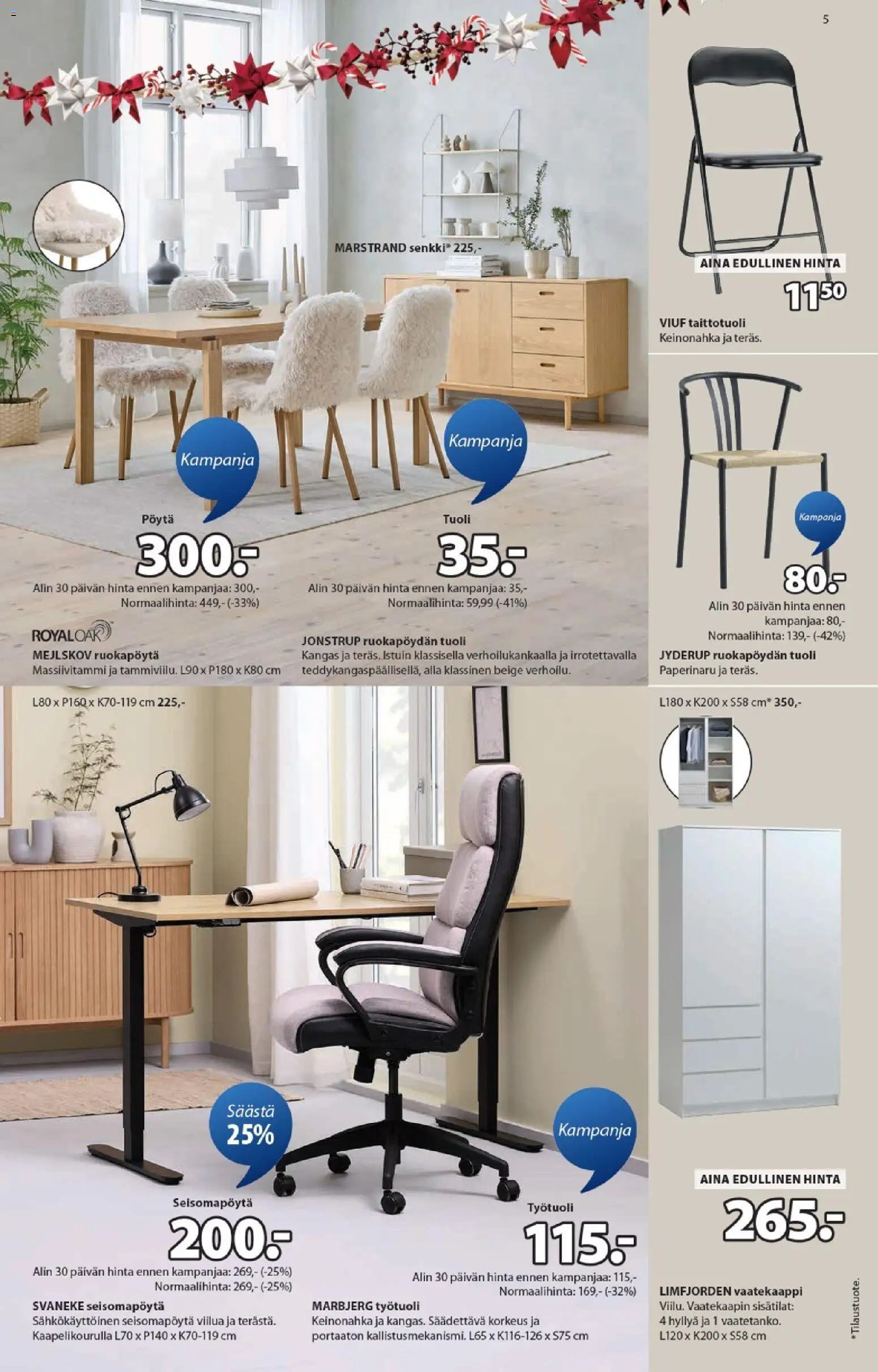 JYSK tarjoukset – voimassa 01.12.2025 alkaen | Sivu: 5