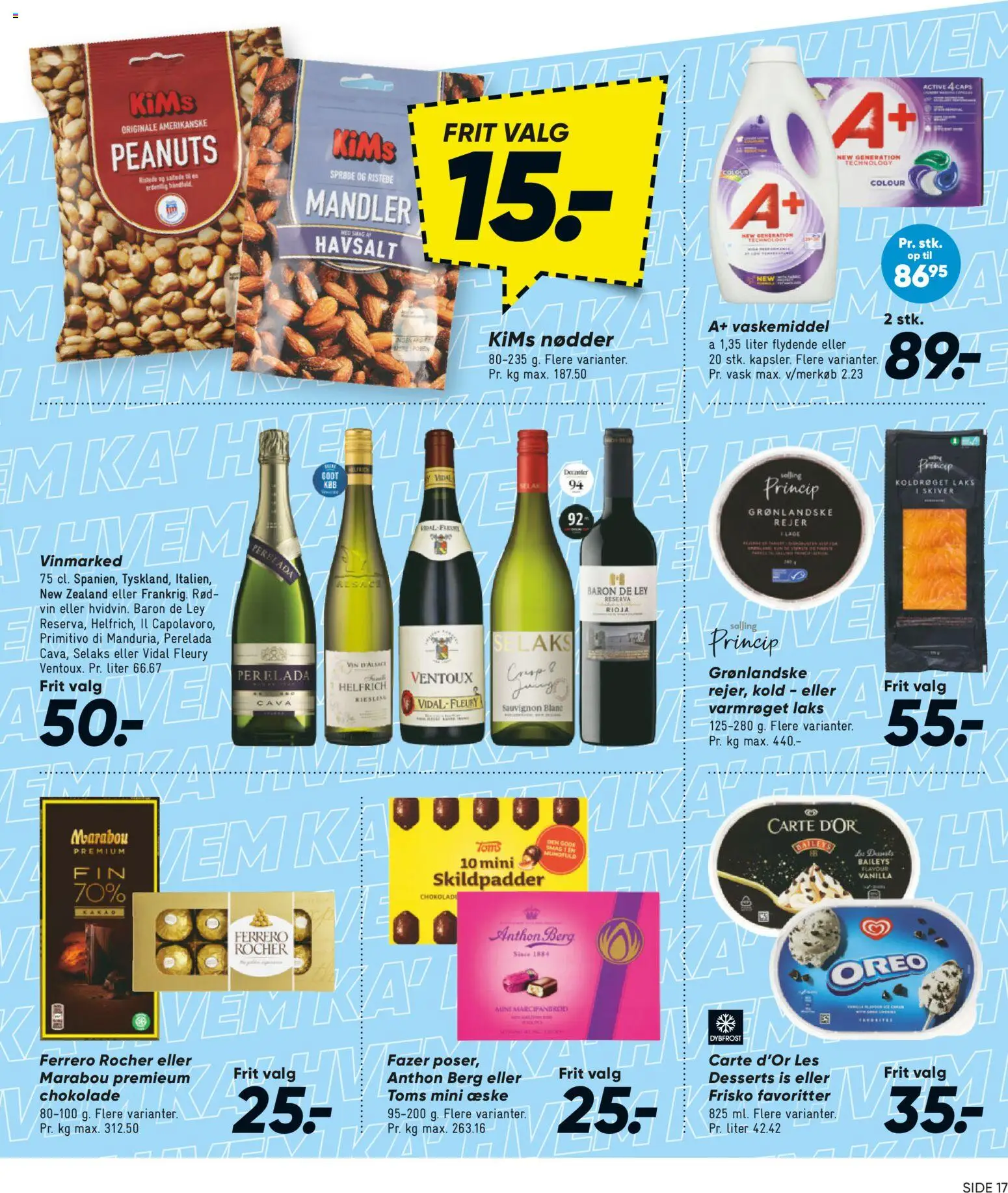 Bilka tilbudsavis – gyldig fra 28.11.2025 | Side: 17 | Produkter: Nødder, Kakao, Is, Caps