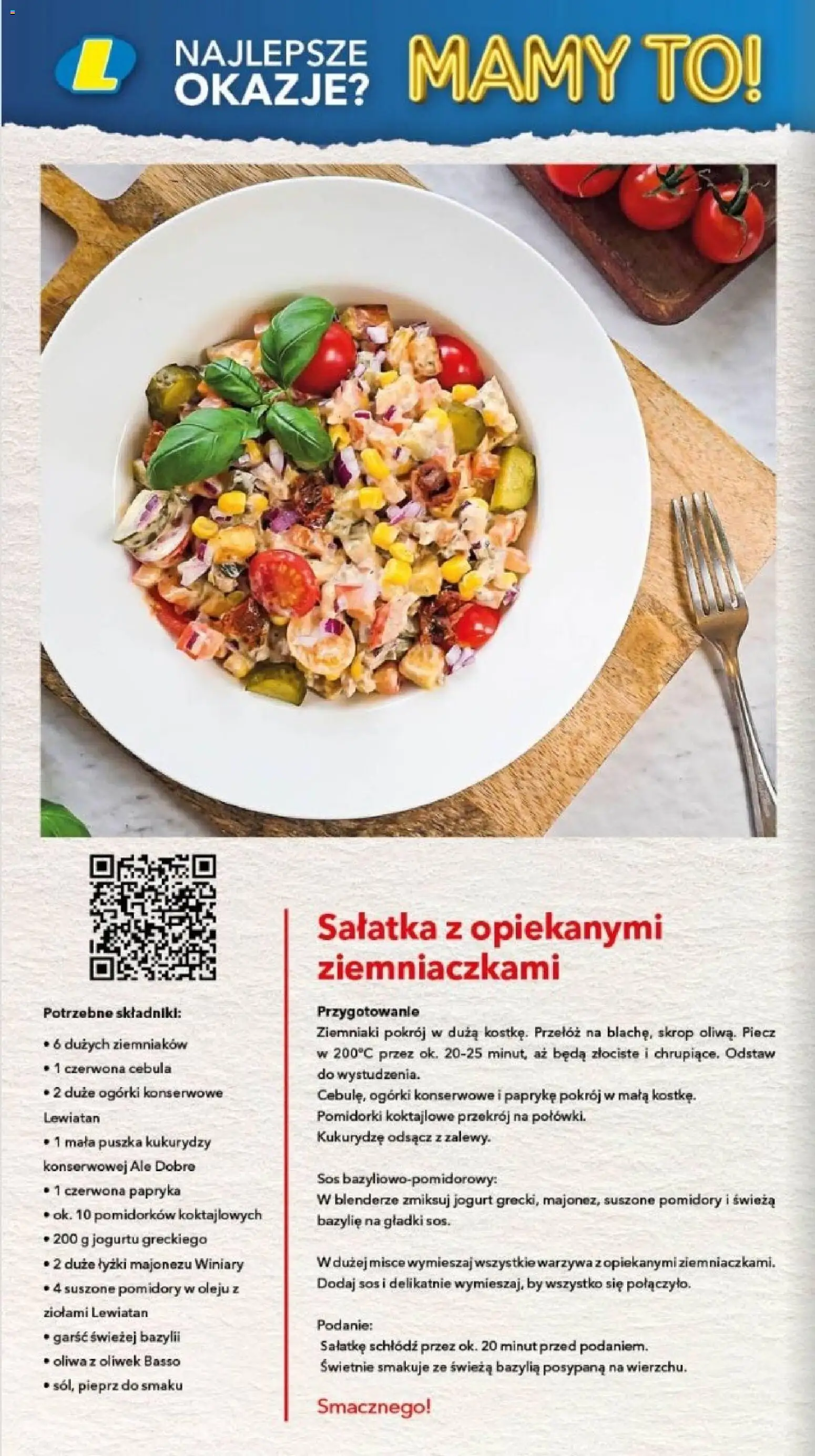 Lewiatan gazetka - Legnica od 23.04.2026 | Strona: 6 | Produkty: Papryka, Bazylia, Sałatka, Ziemniaki