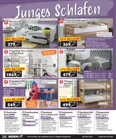 Norma Bestellmagazin ab 01.12.2025 gültig | Seite: 24 | Produkte: Tasche, Bett, Matratze, Lattenrost