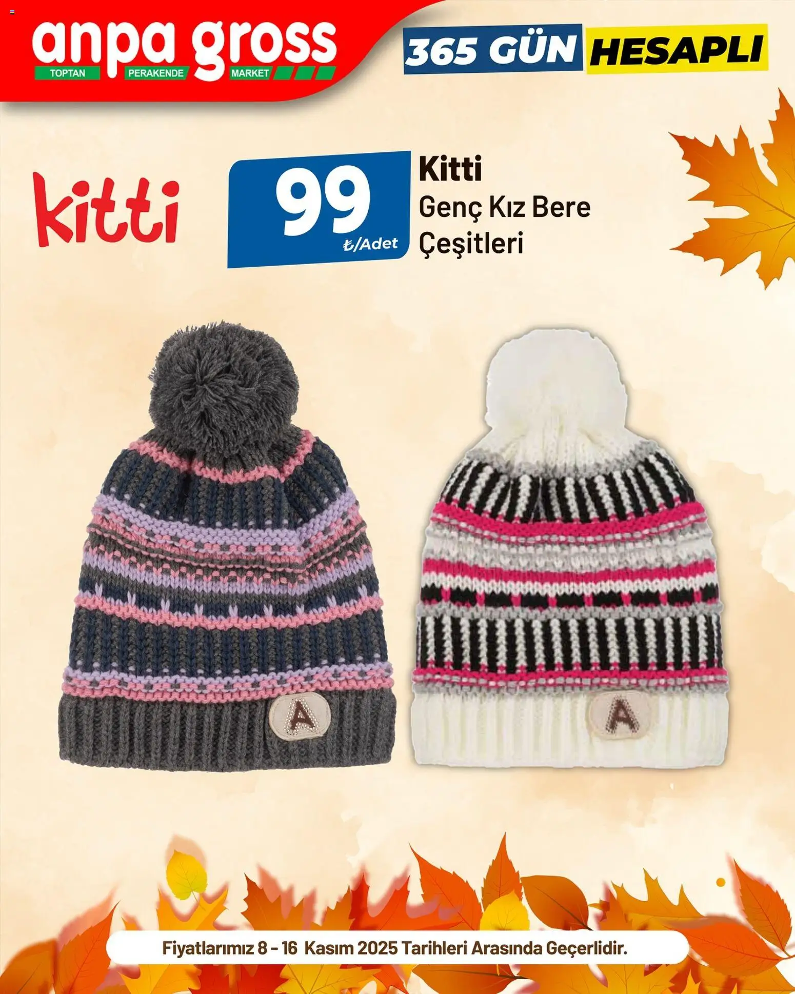 Anpa Gross İndirim Kitti bere - 08.11.2025 tarihinden itibaren geçerlidir | Sayfa: 3