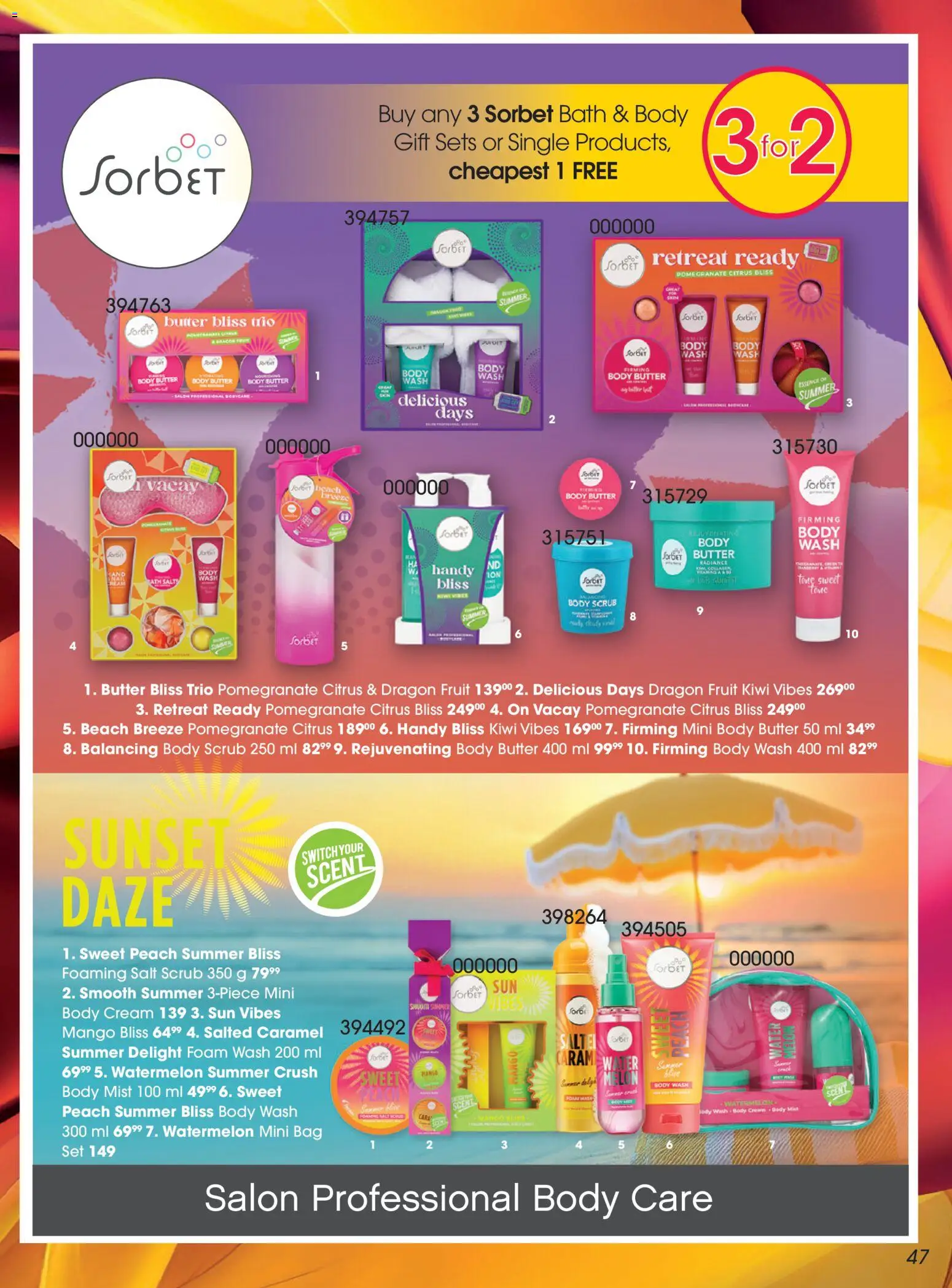 New Clicks catalogue – valid from 25.03.2026 | Page: 47 | Products: Bag, Kiwi, Fruit, Scrub