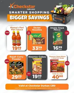 Check Star Durban CBD Specials │ valid from 23.07.2025 | Page: 9 | Products: Noodles, Beef, Soup, Soya mince